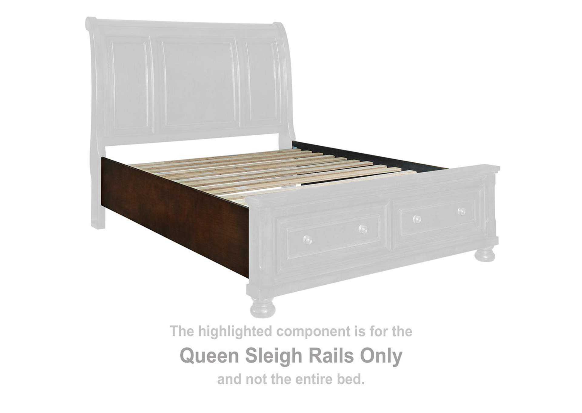 Porter Queen Sleigh Bed,Millennium
