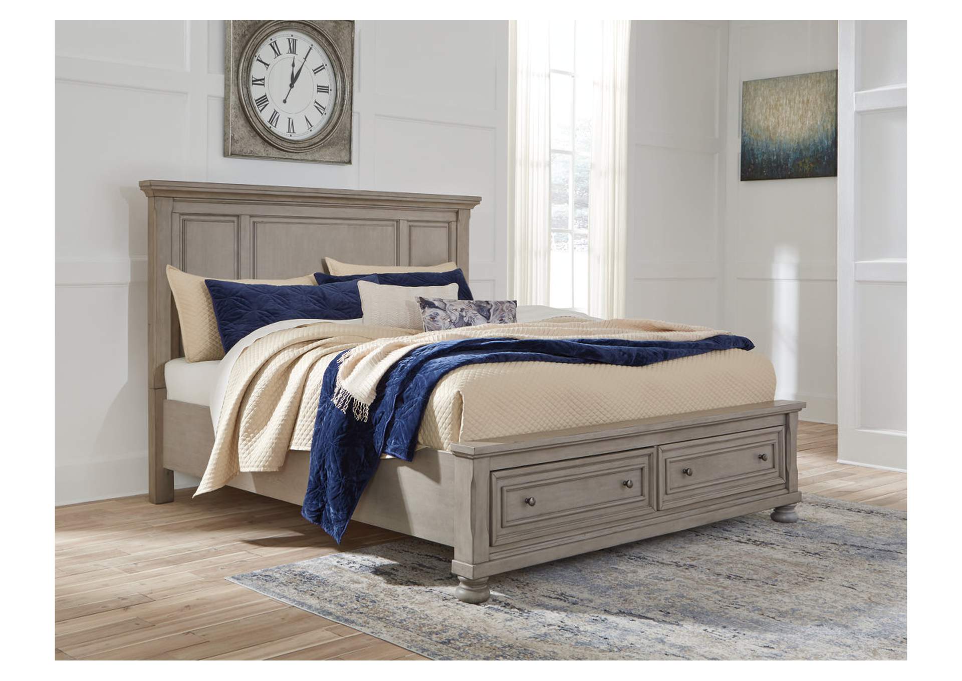 Lettner California King Panel Storage bed,Signature Design By Ashley