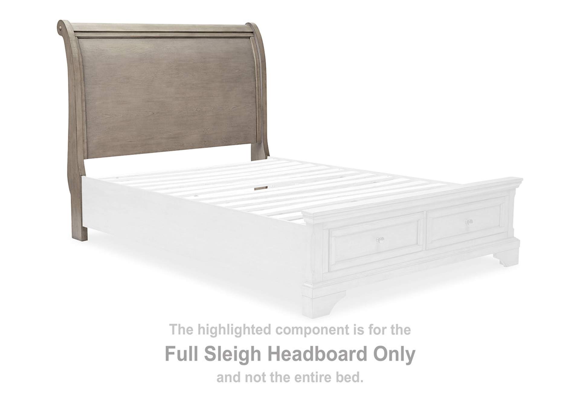 Lettner Full Sleigh Bed with 2 Storage Drawers,Signature Design By Ashley