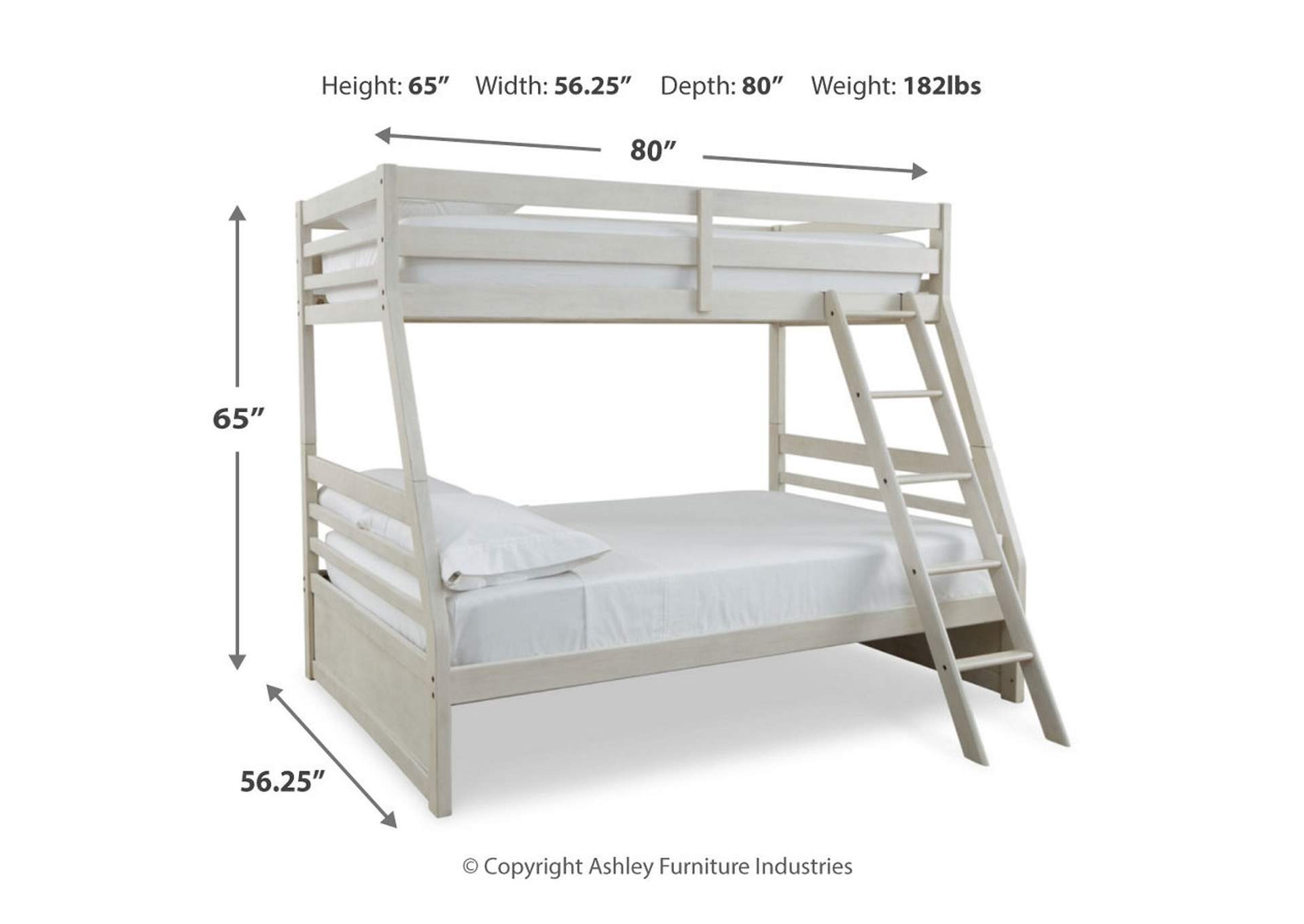 Robbinsdale Twin over Full Bunk Bed,Signature Design By Ashley