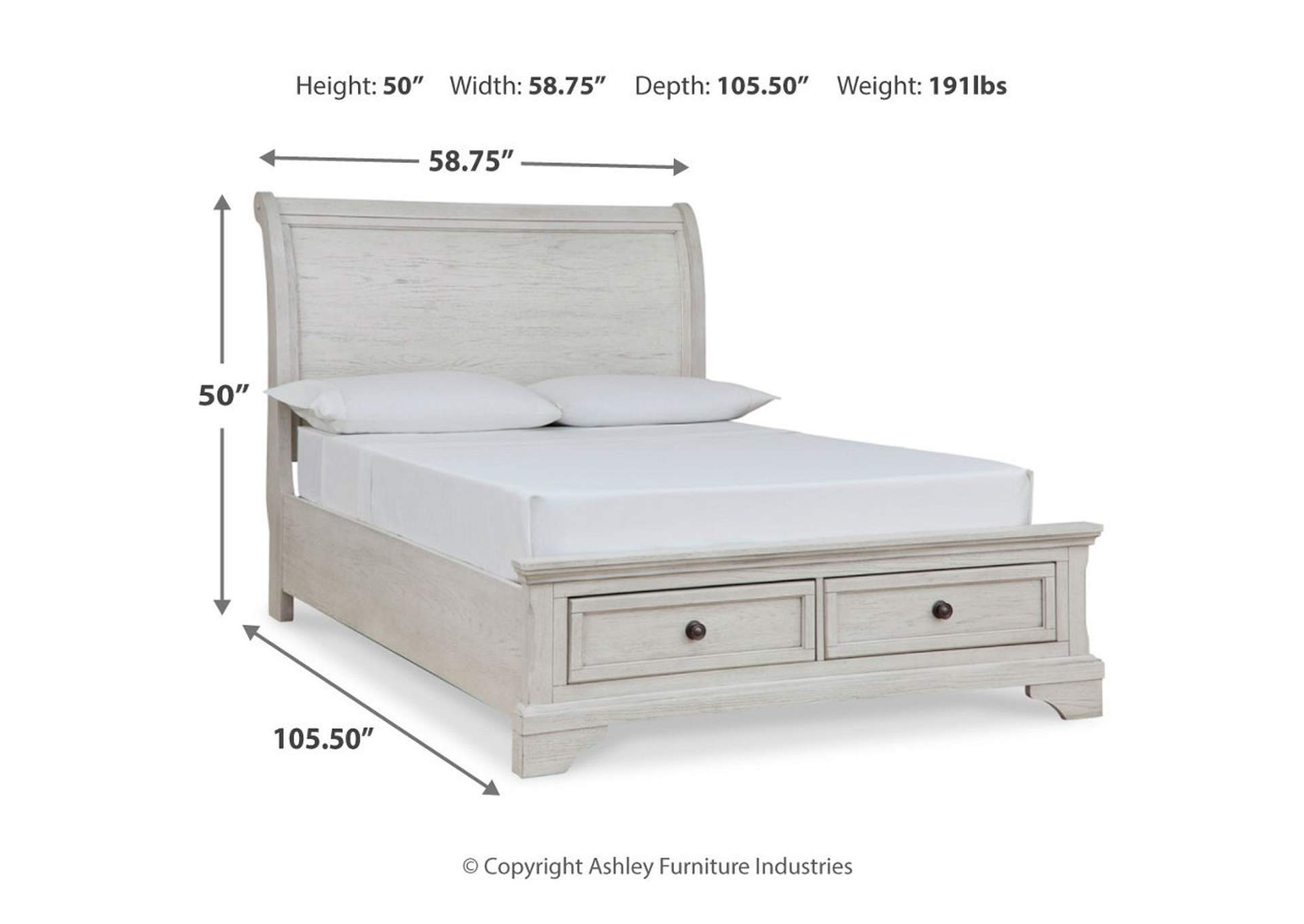 Robbinsdale Full Sleigh Storage Bed,Signature Design By Ashley