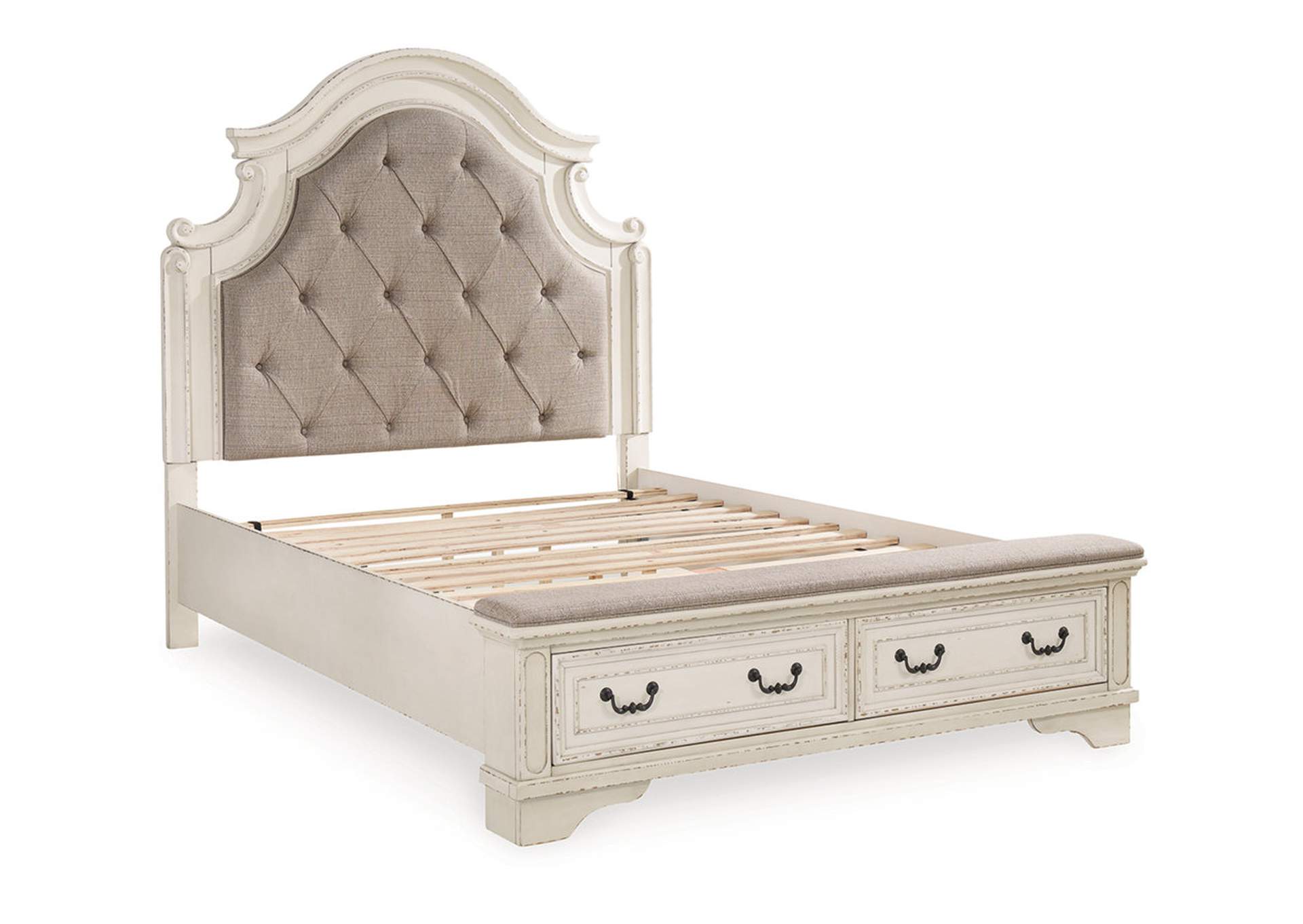 Realyn Queen Storage Bed, Dresser and Mirror,Signature Design By Ashley