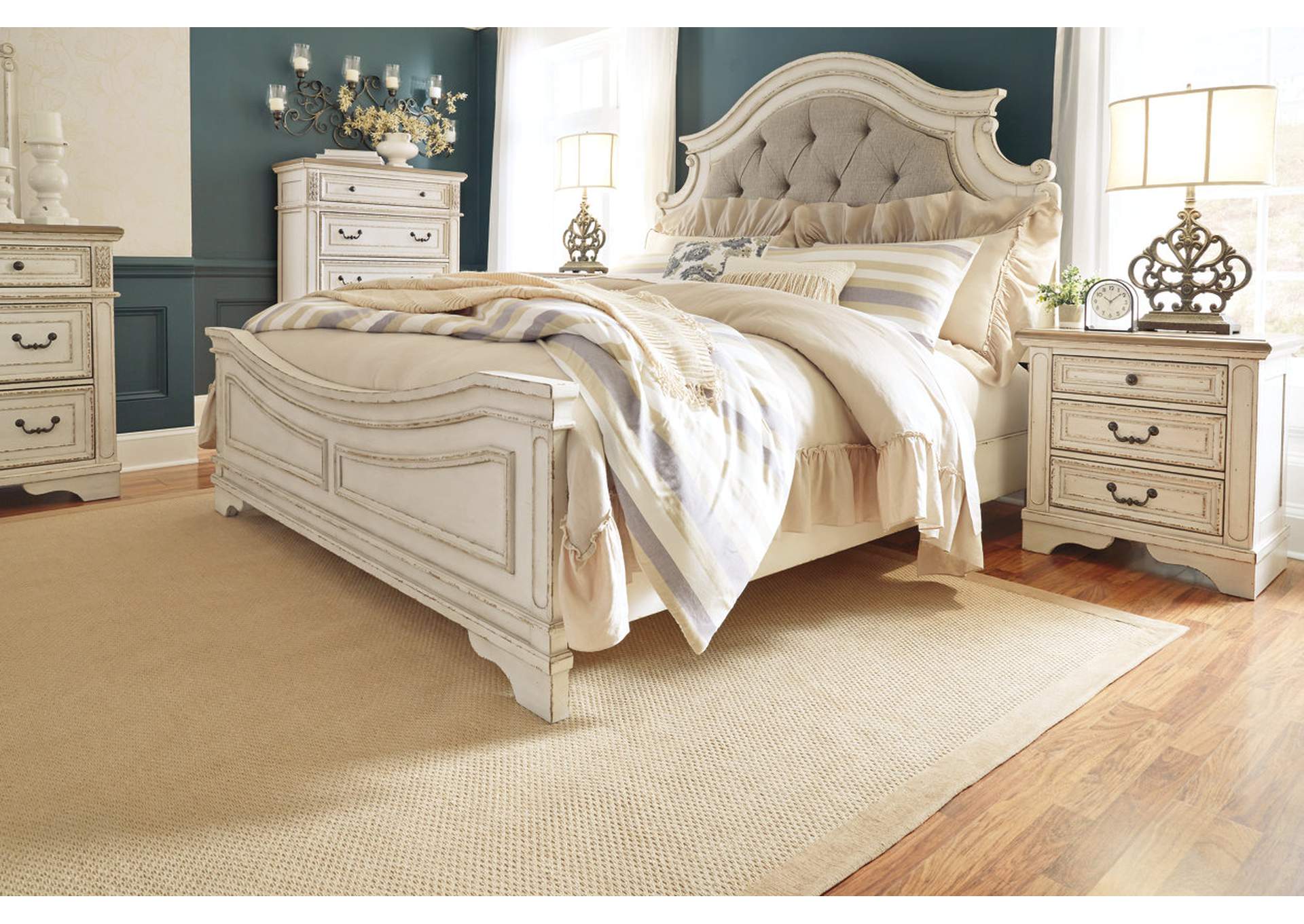 Realyn California King Upholstered Panel Bed,Signature Design By Ashley