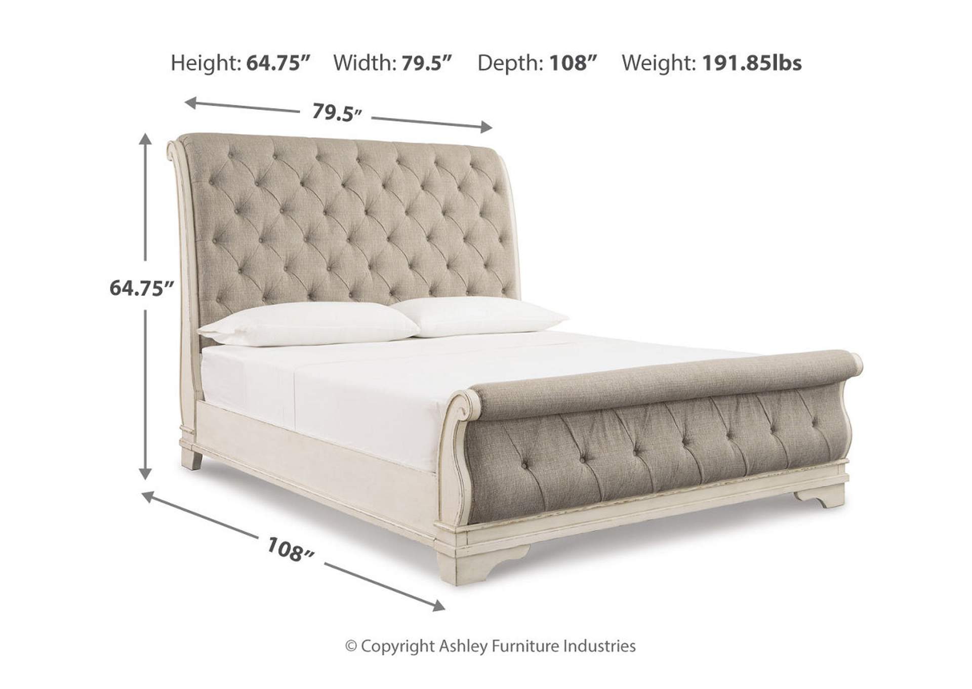 Realyn California King Sleigh Bed,Signature Design By Ashley