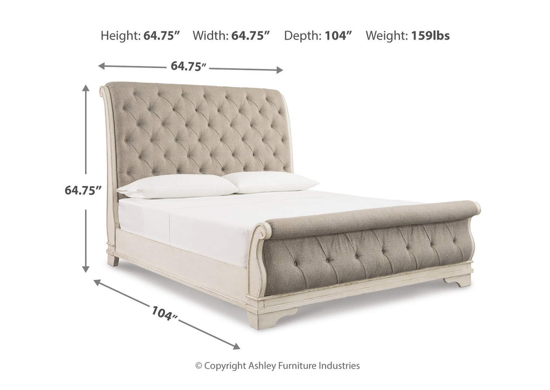 Realyn Queen Sleigh Bed,Signature Design By Ashley