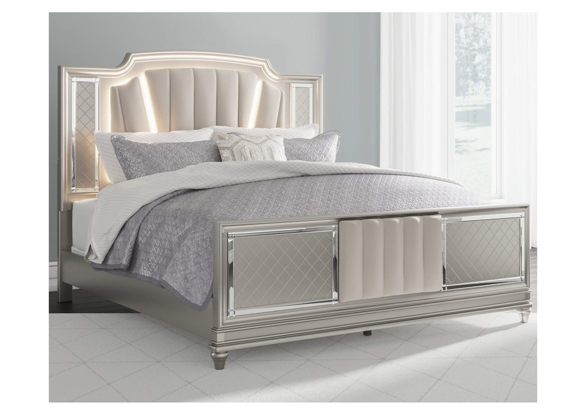 Chevanna King Upholstered Panel Bed,Signature Design By Ashley