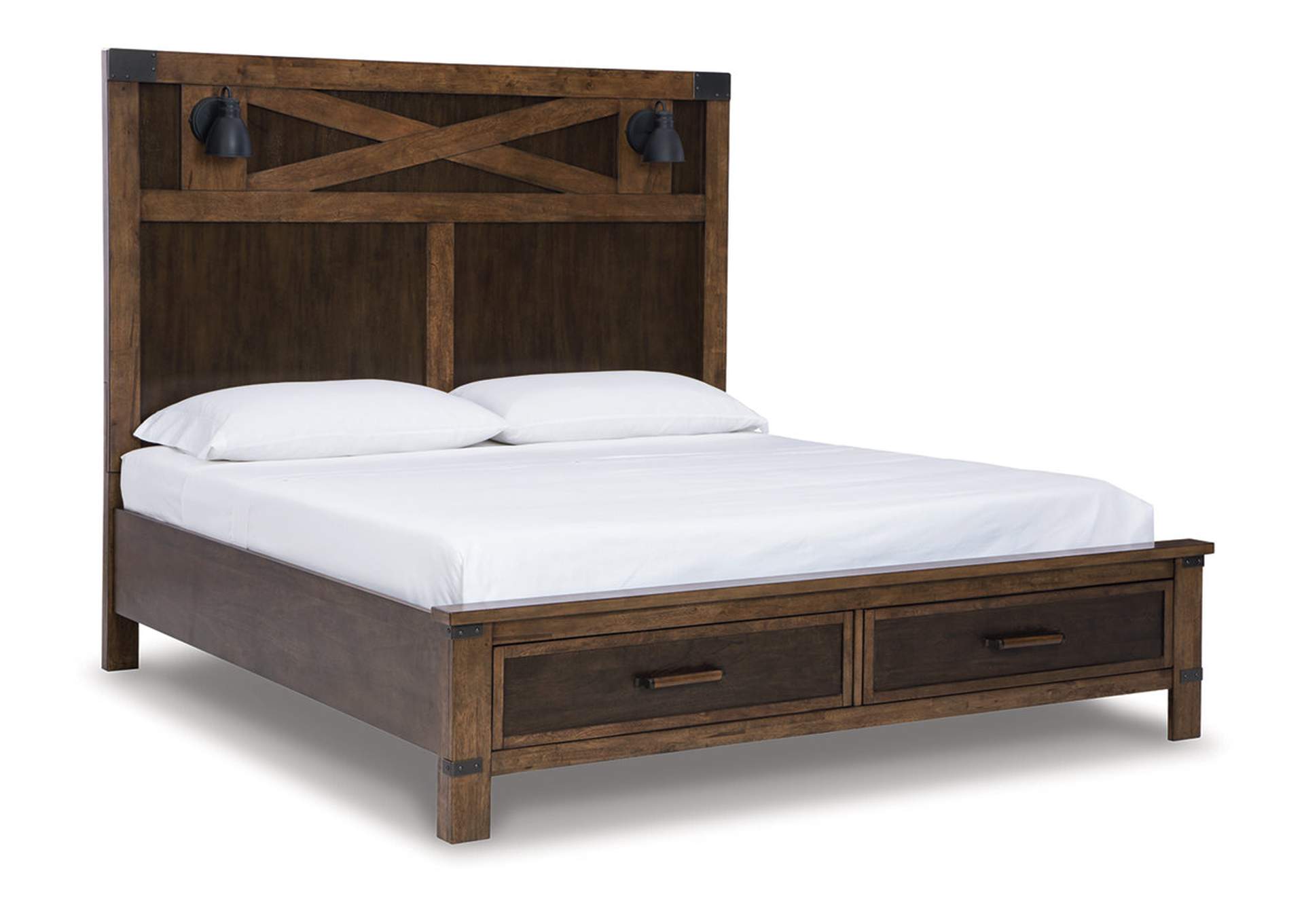Wyattfield King Panel Bed with Storage,Benchcraft