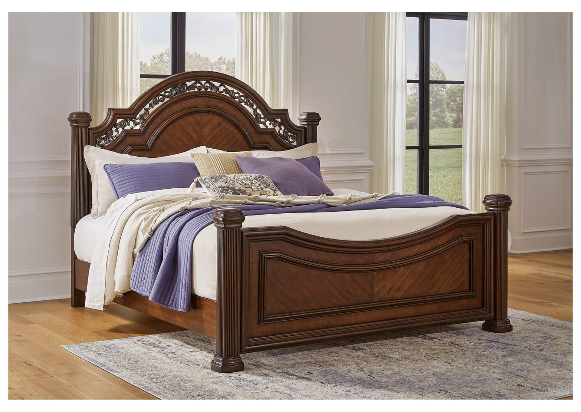 Lavinton King Poster Bed,Signature Design By Ashley