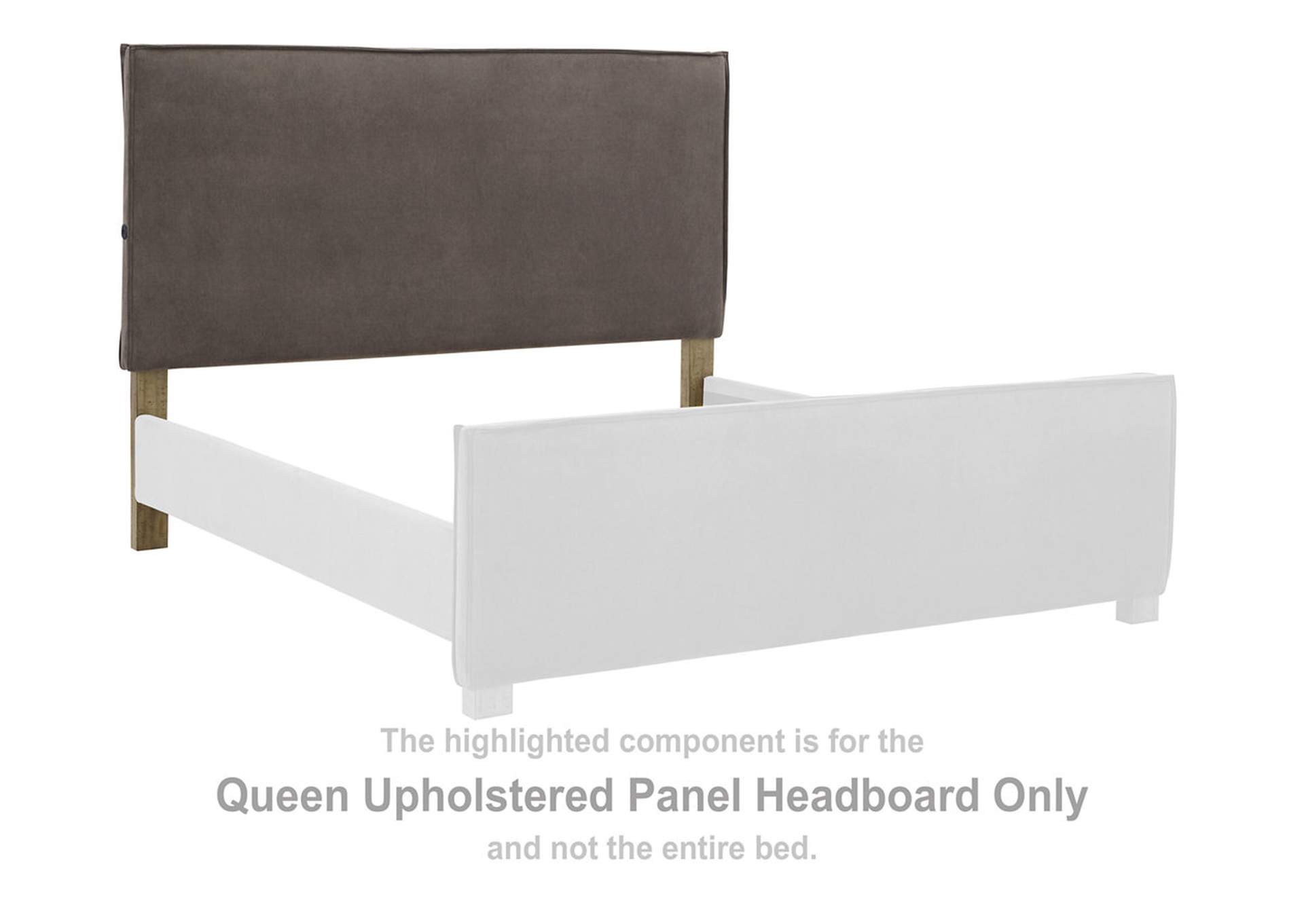Krystanza Queen Upholstered Panel Bed,Millennium