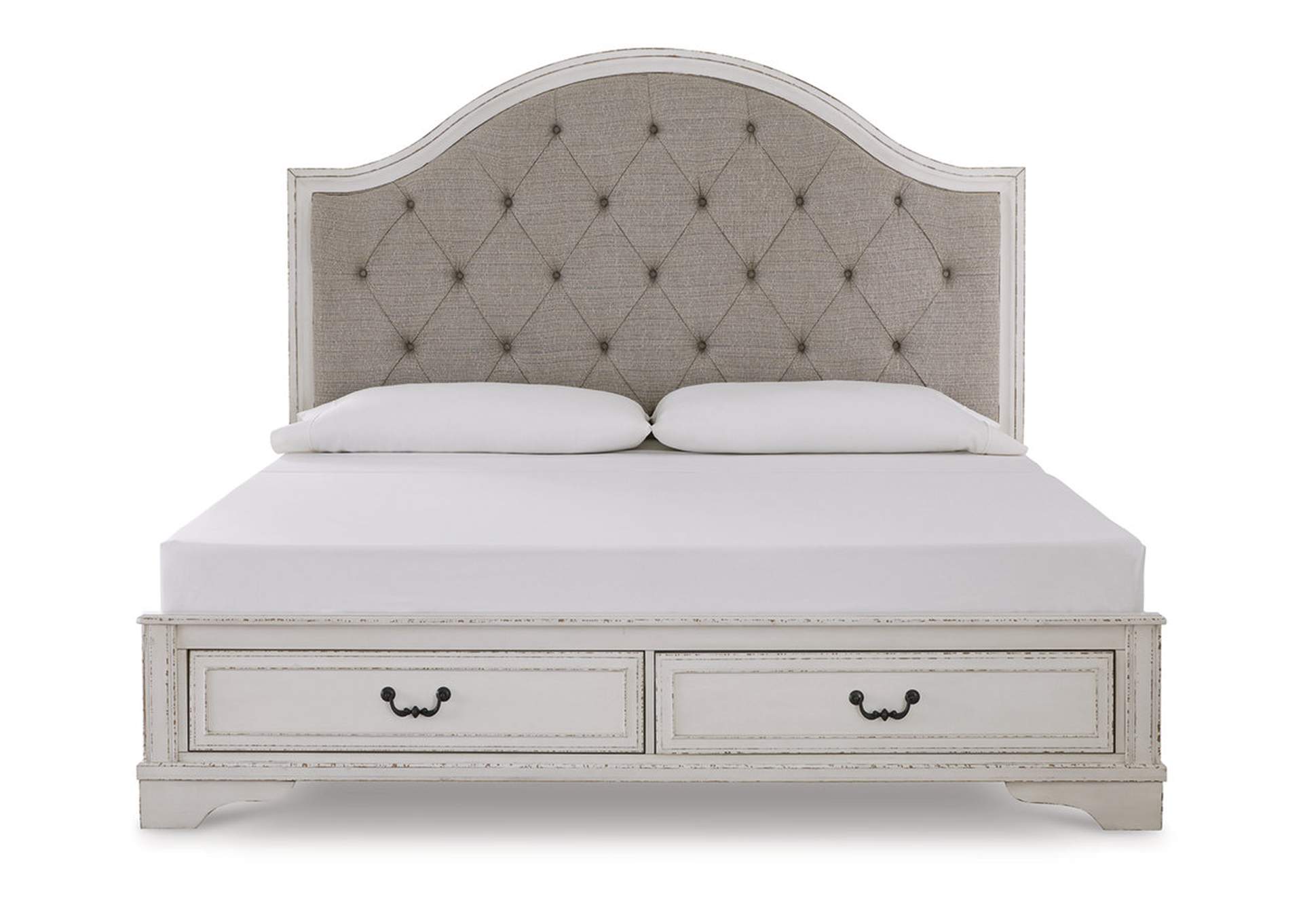 Brollyn King Upholstered Panel Storage Bed,Signature Design By Ashley