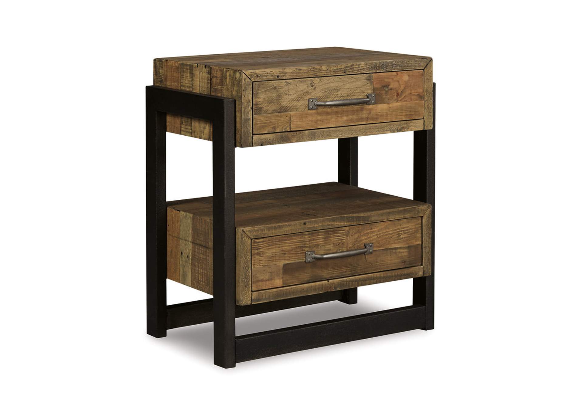 Sommerford Brown Two Drawer Nightstand,ABF Signature Design by Ashley