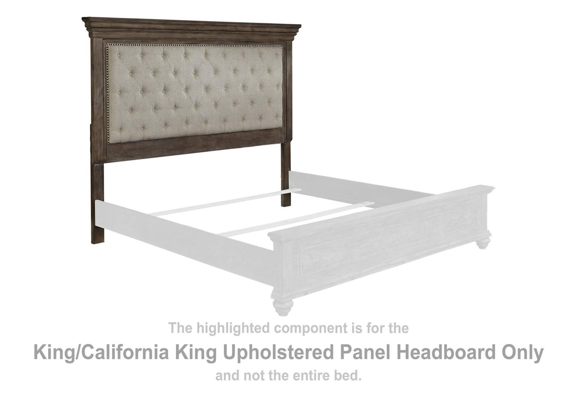 Johnelle California King Upholstered Panel Bed,Millennium