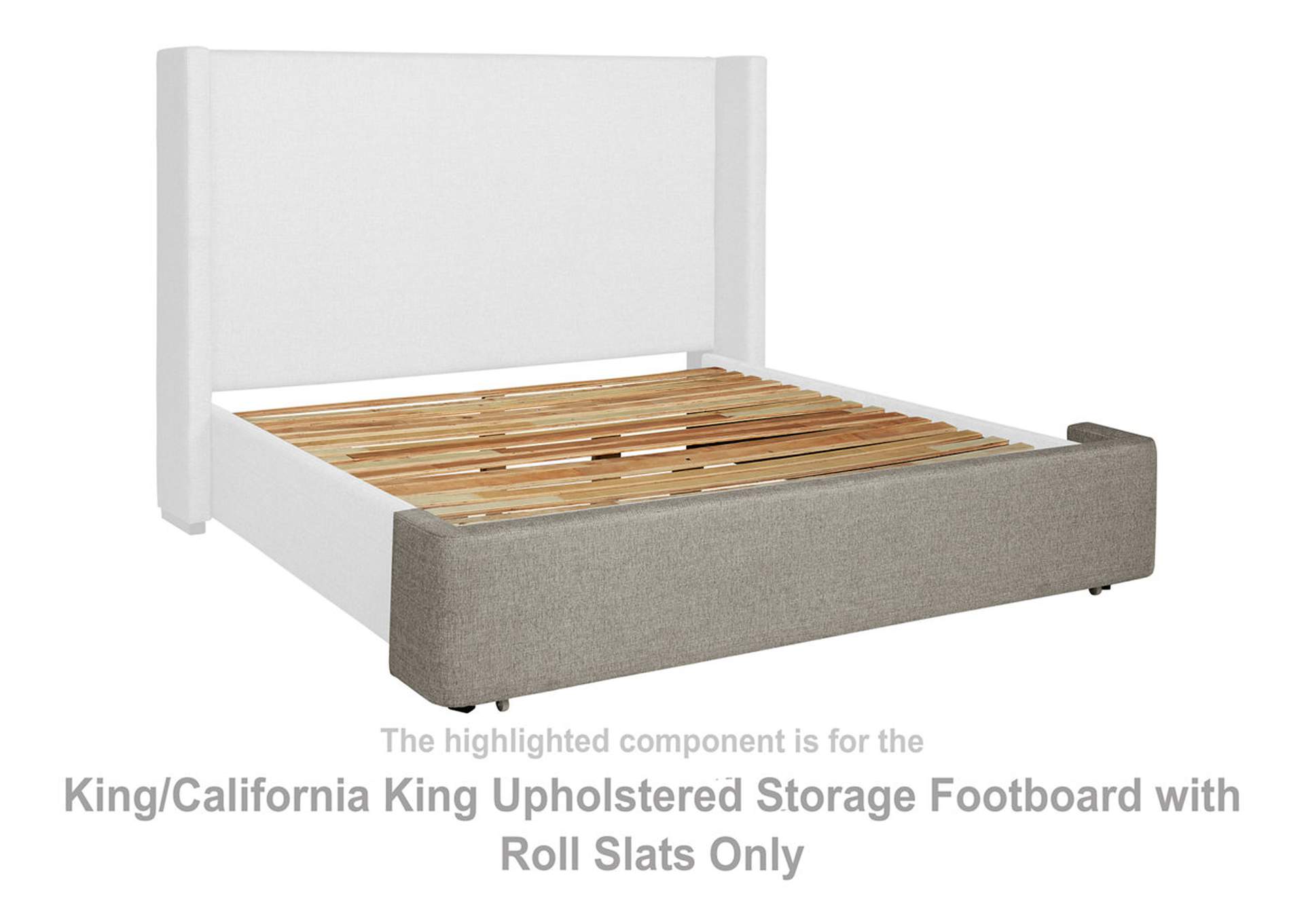 Fawnburg California King Upholstered Storage Bed,Millennium