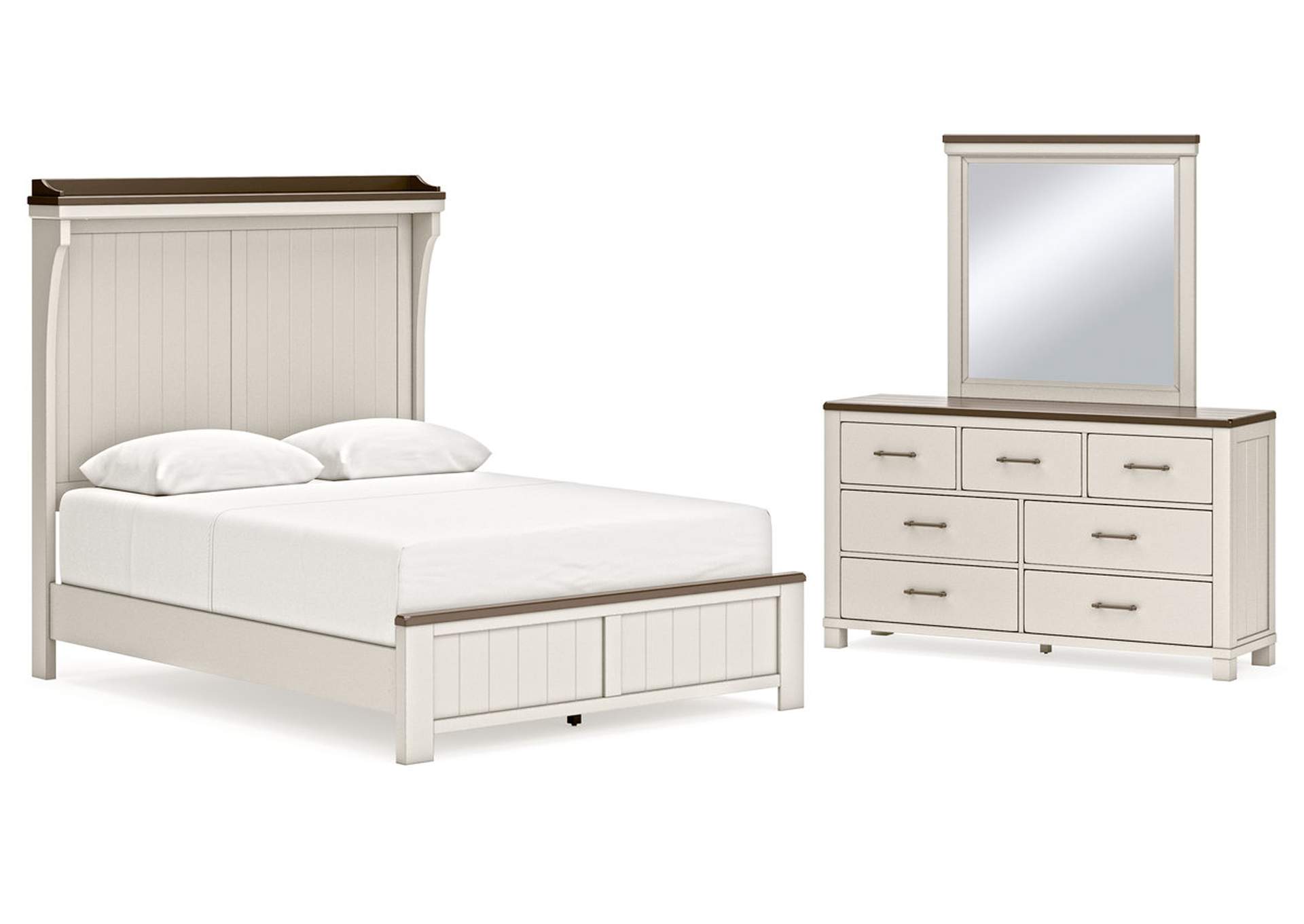 Darborn Queen Panel Bed, Dresser and Mirror,Signature Design By Ashley