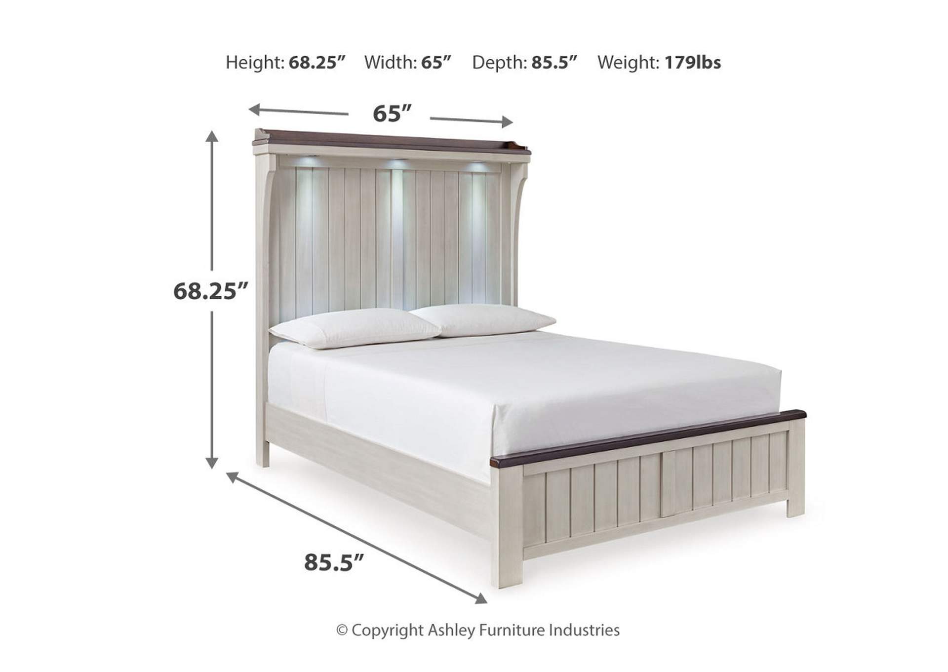 Darborn Queen Panel Bed, Dresser and Mirror,Signature Design By Ashley