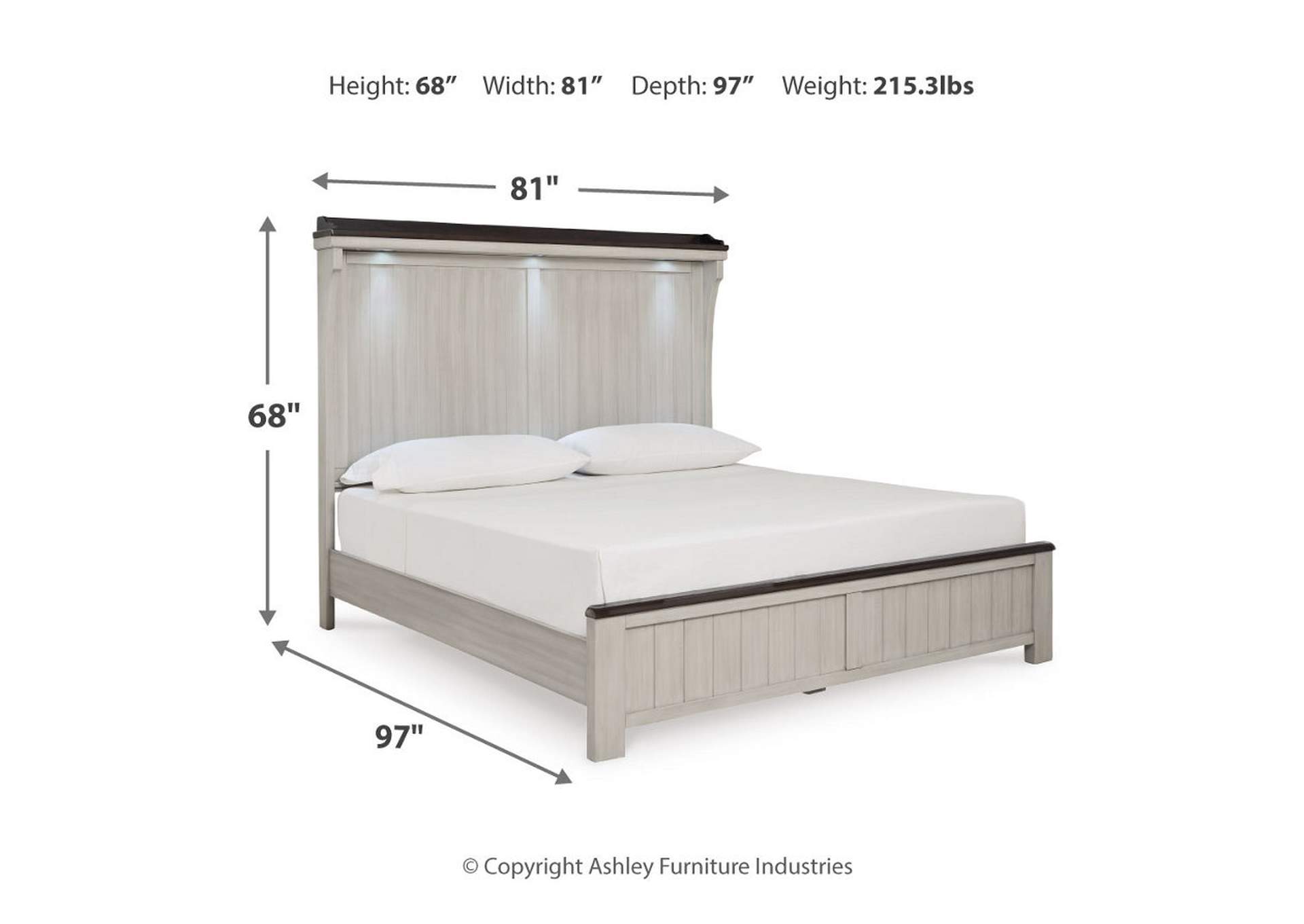 Darborn California King Panel Bed,Signature Design By Ashley