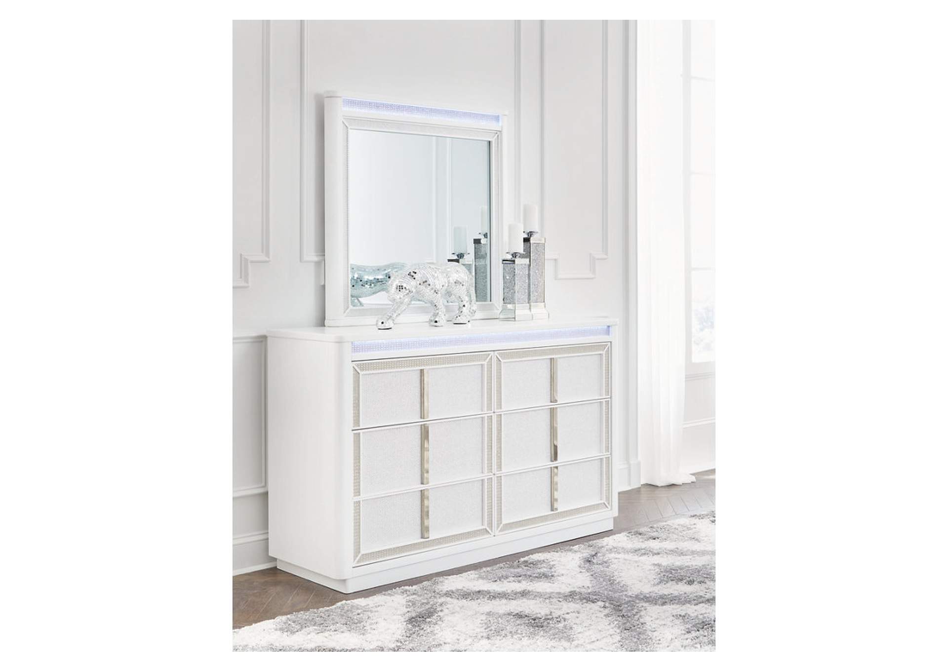 Chalanna Dresser and Mirror,Signature Design By Ashley