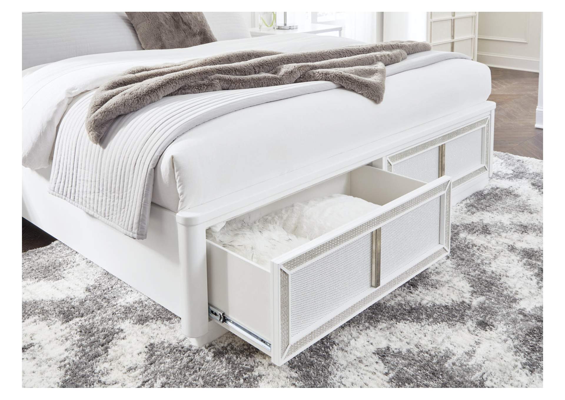 Chalanna California King Upholstered Storage Bed,Signature Design By Ashley