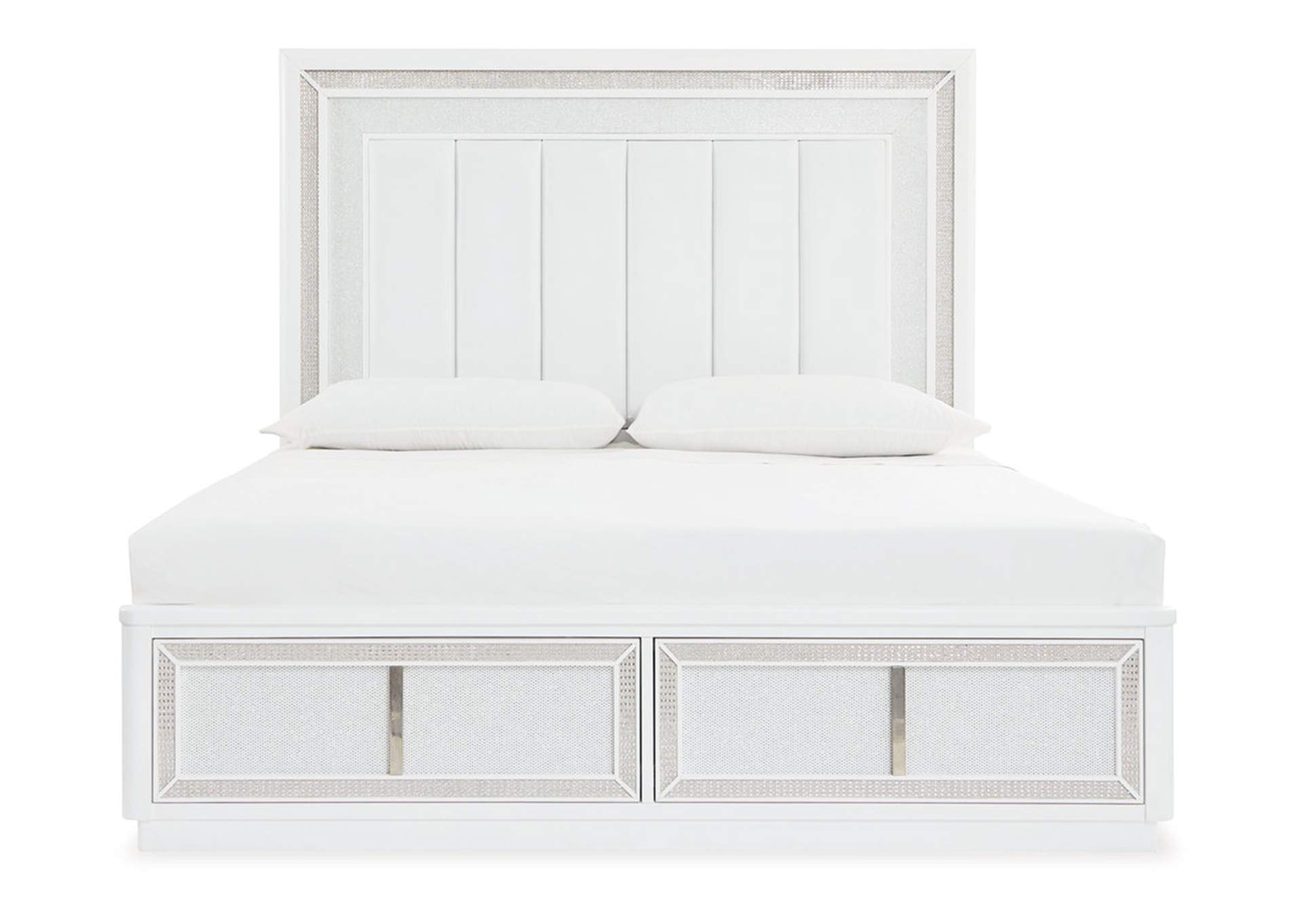 Chalanna Queen Upholstered Storage Bed,Signature Design By Ashley