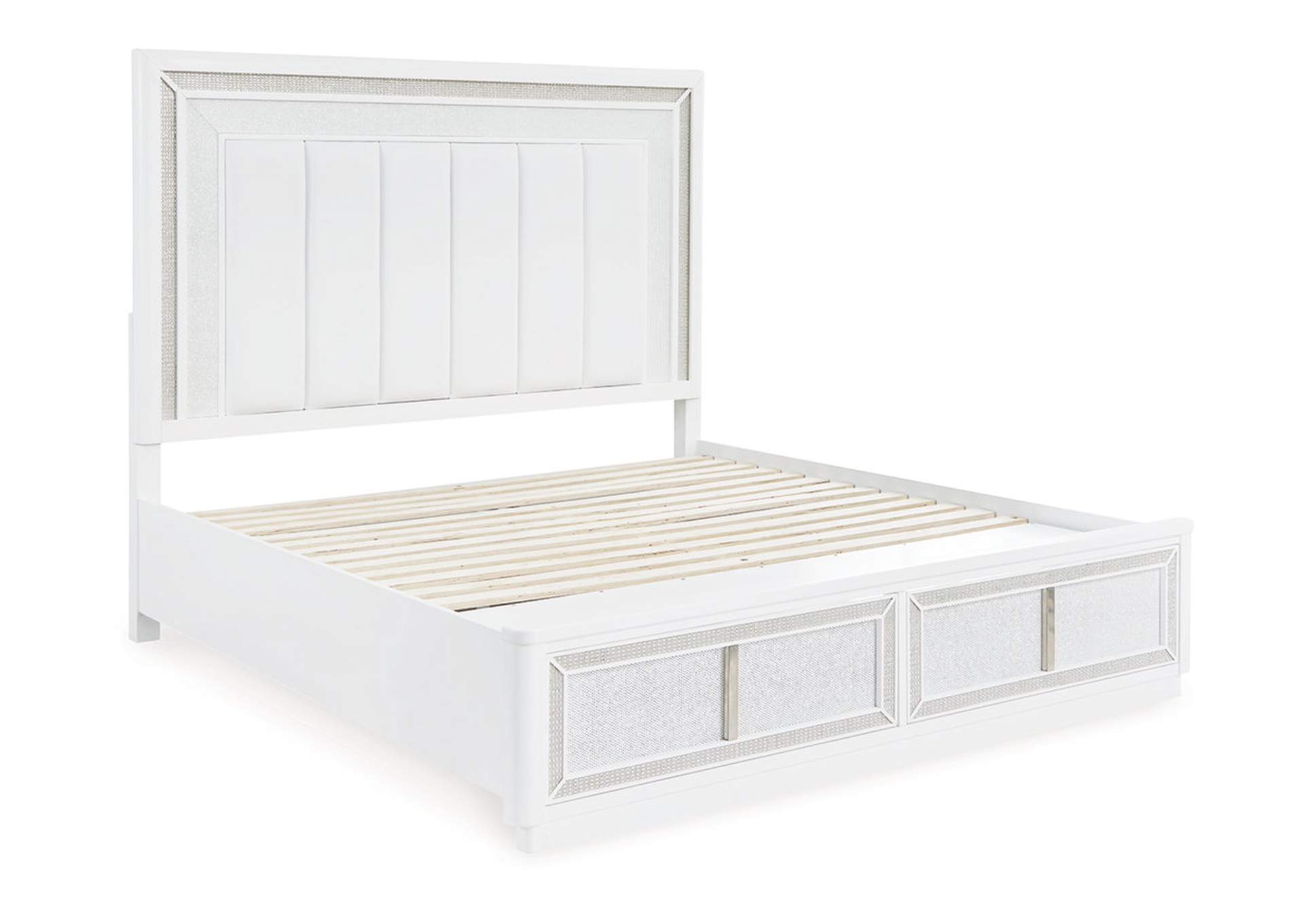 Chalanna Queen Upholstered Storage Bed,Signature Design By Ashley