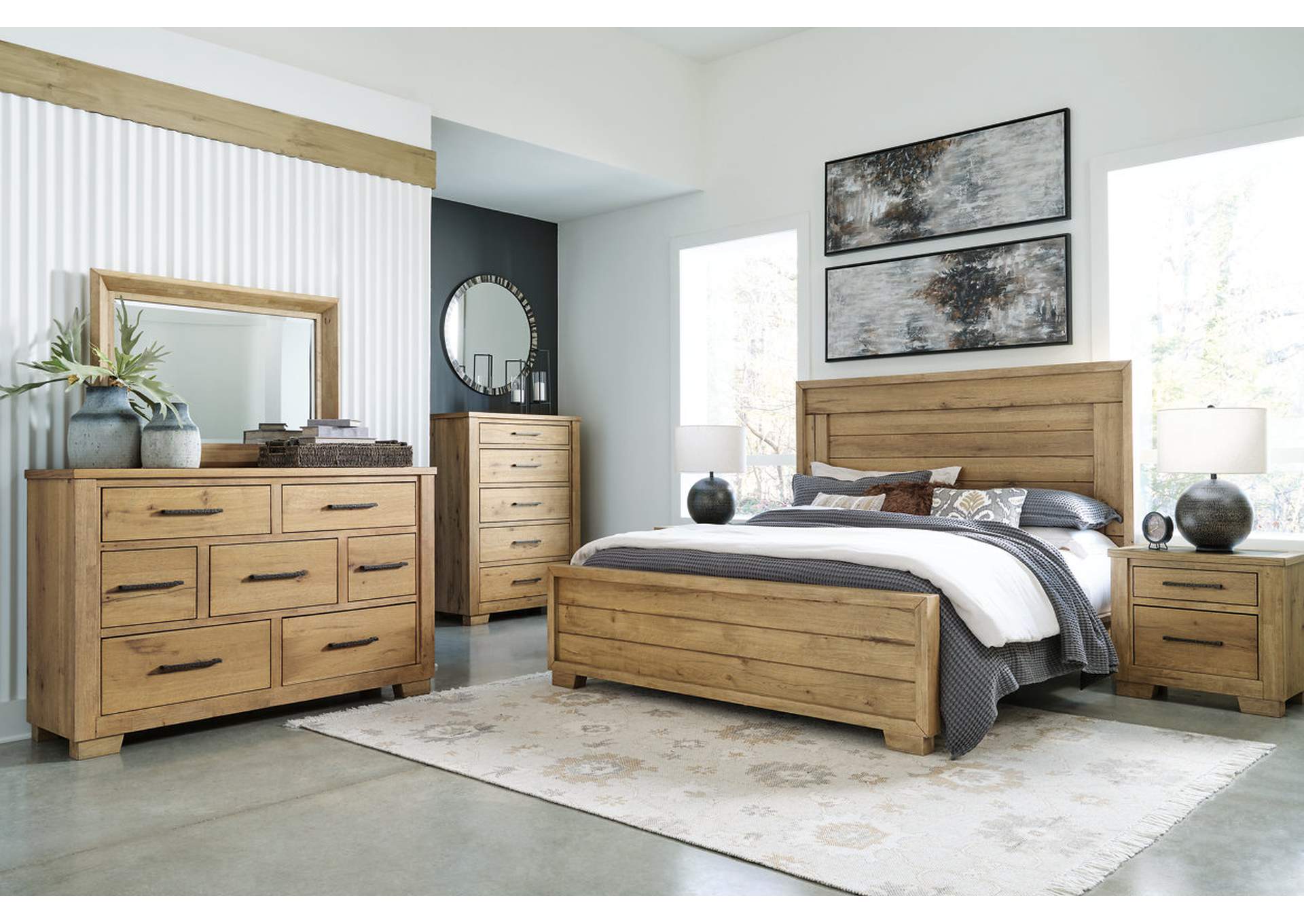 Galliden King Panel Bed,Signature Design By Ashley