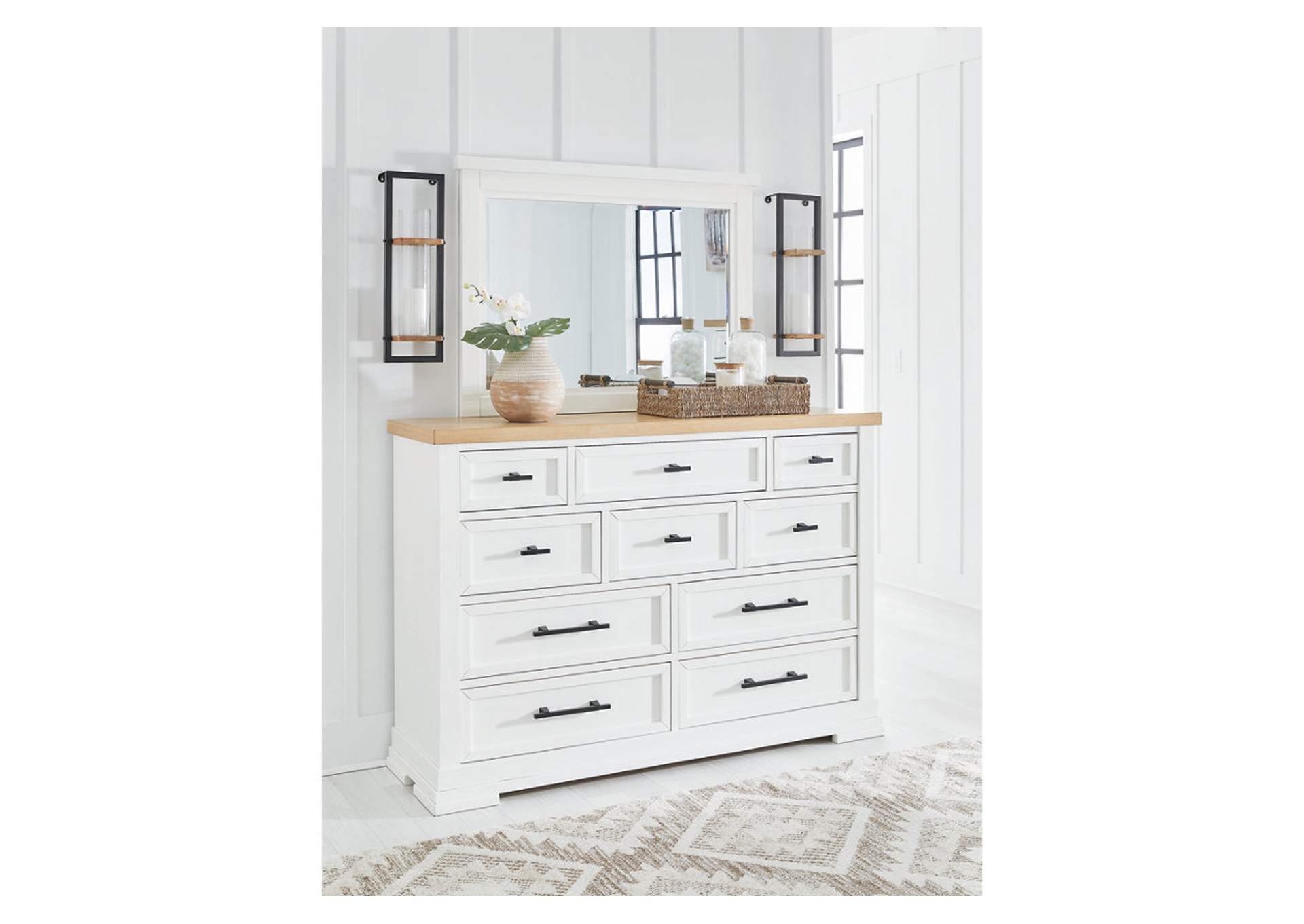 Ashbryn Dresser and Mirror,Benchcraft