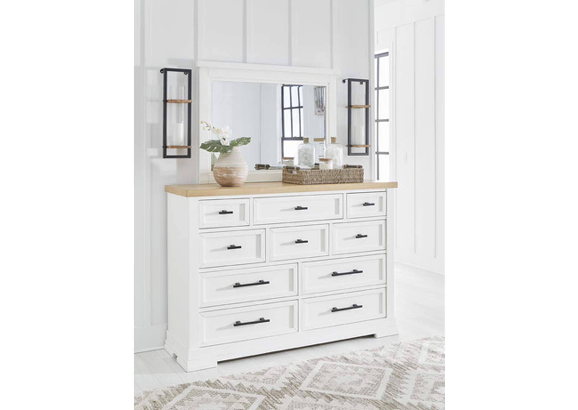 Ashbryn Dresser and Mirror,Benchcraft