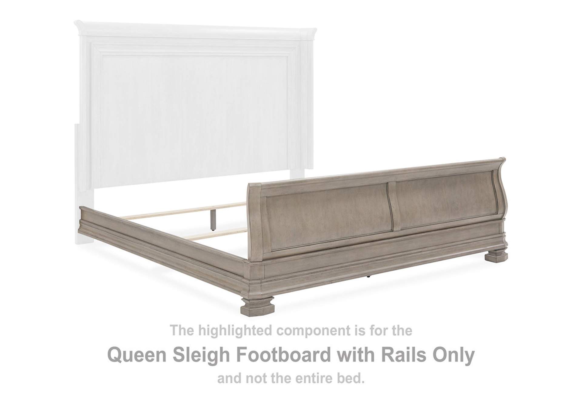 Lexorne Queen Sleigh Bed, Dresser and Mirror,Signature Design By Ashley