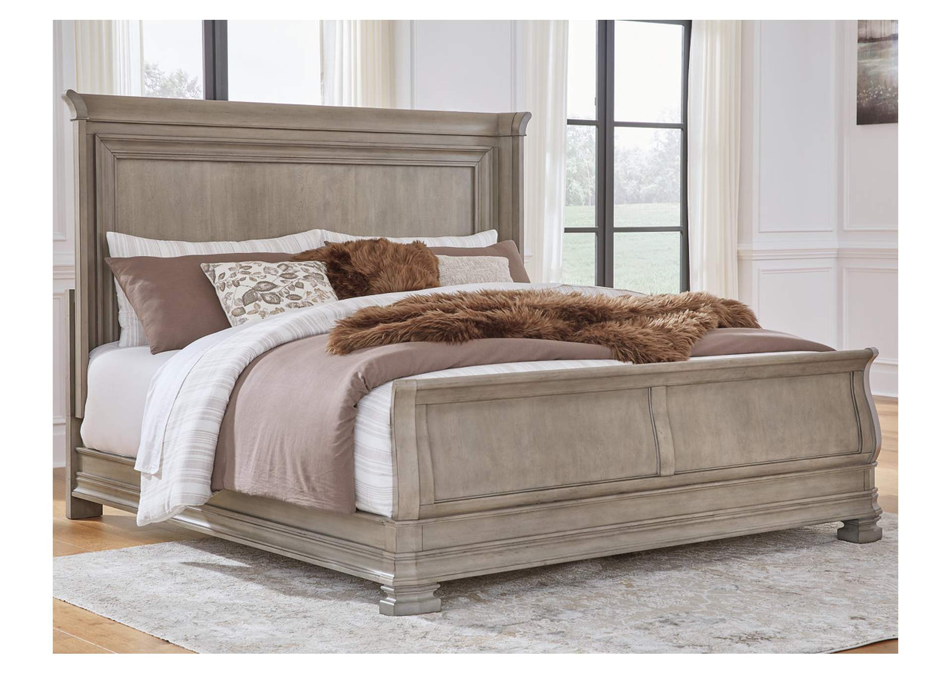 Lexorne King Sleigh Bed,Signature Design By Ashley