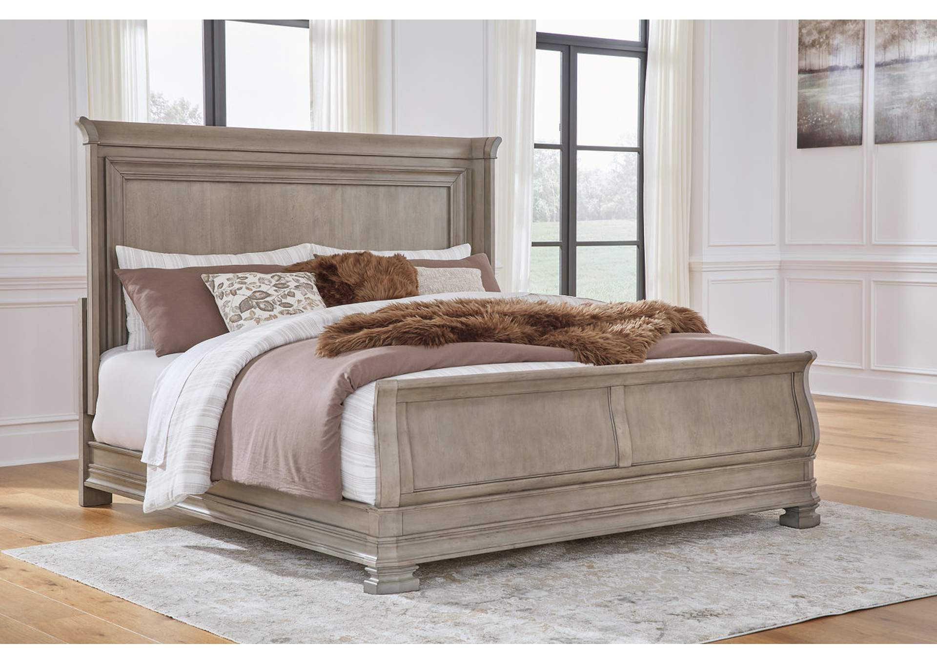 Lexorne King Sleigh Bed,Signature Design By Ashley