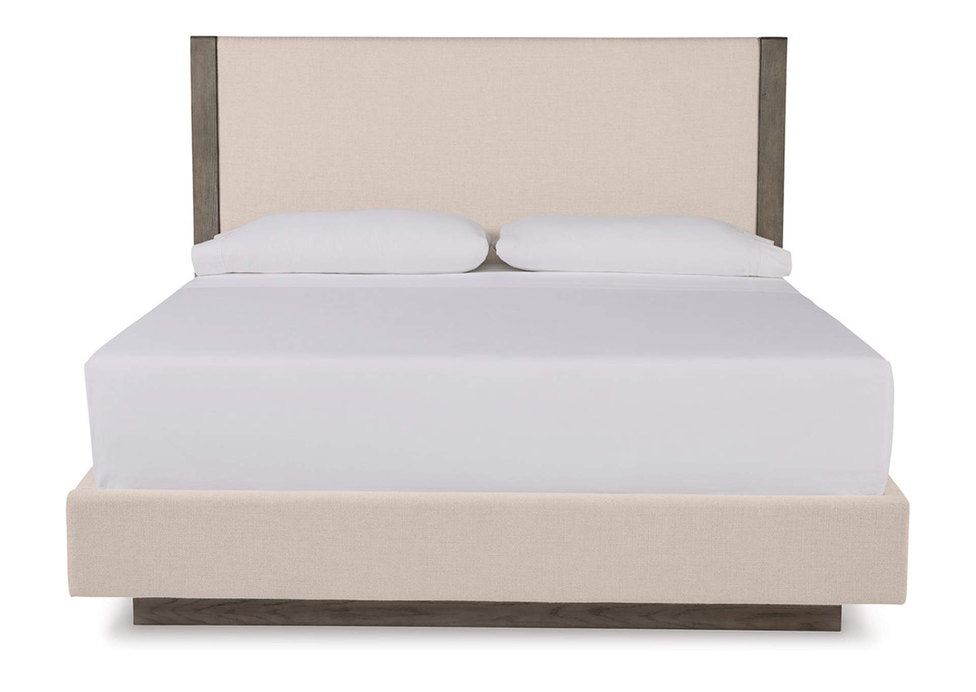Anibecca Queen Upholstered Panel Bed,Benchcraft