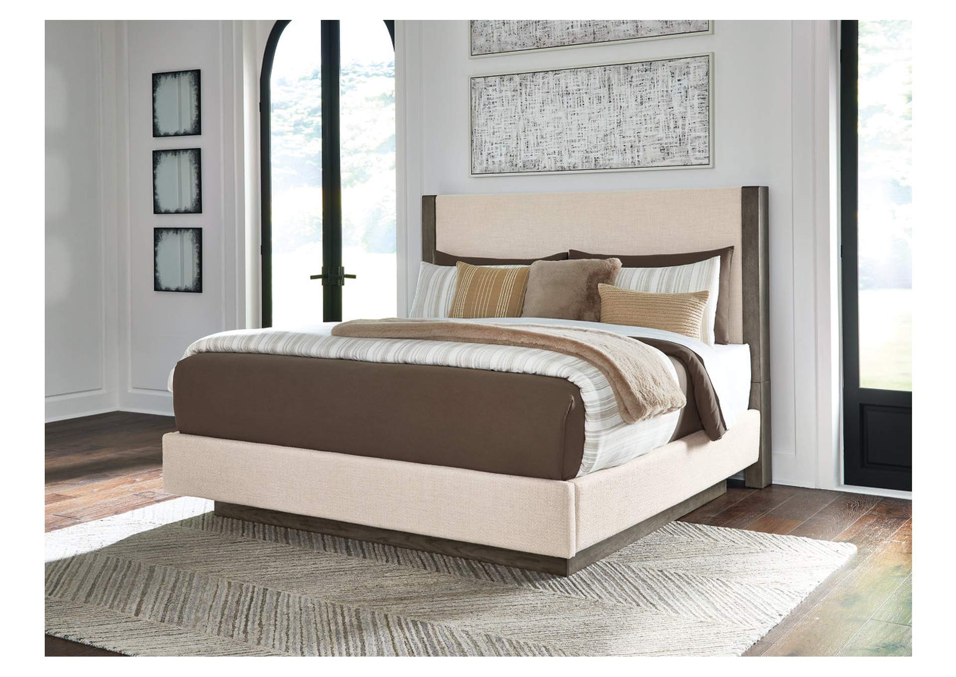 Anibecca California King Upholstered Bed,Benchcraft