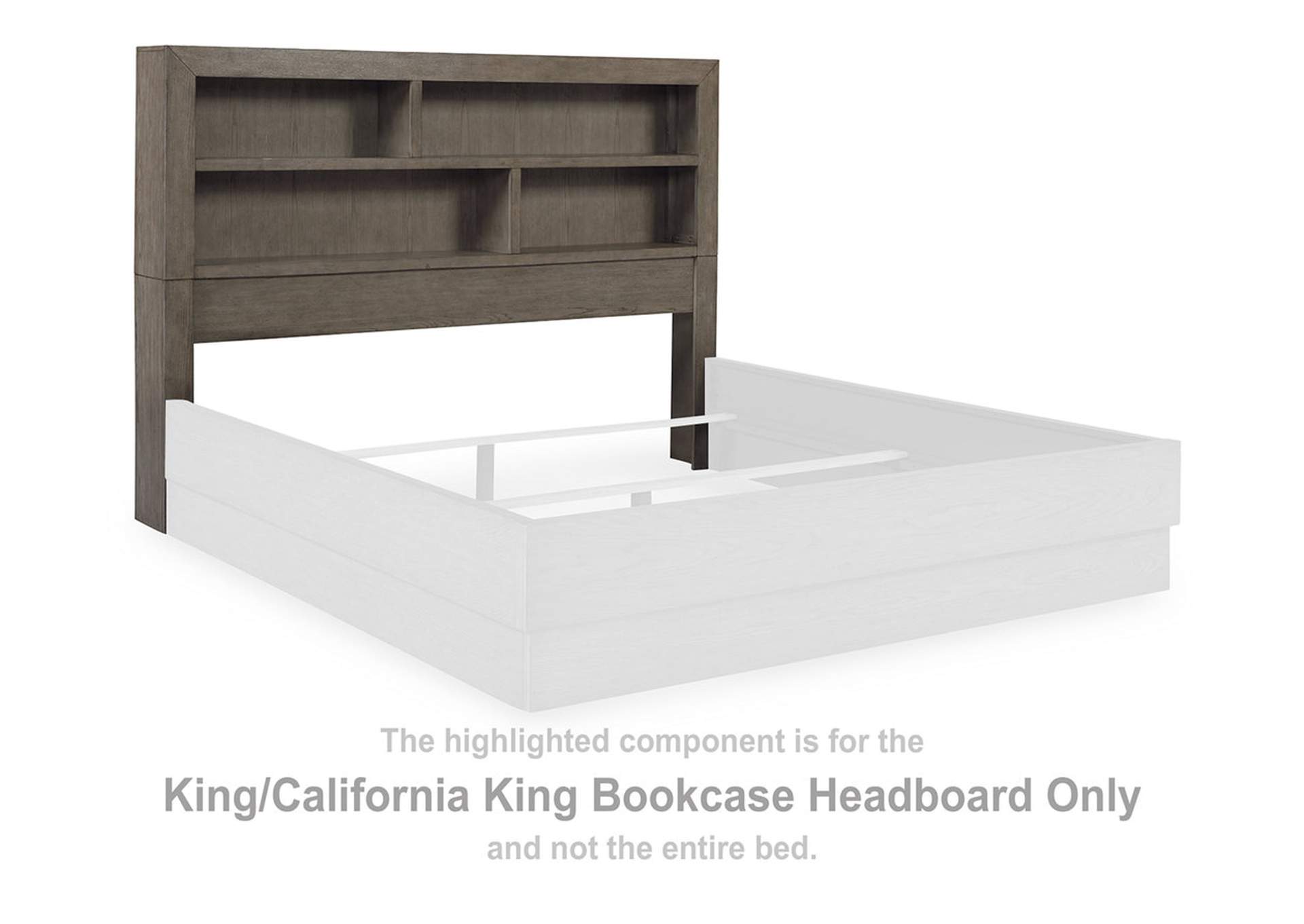 California king on sale bookcase bed