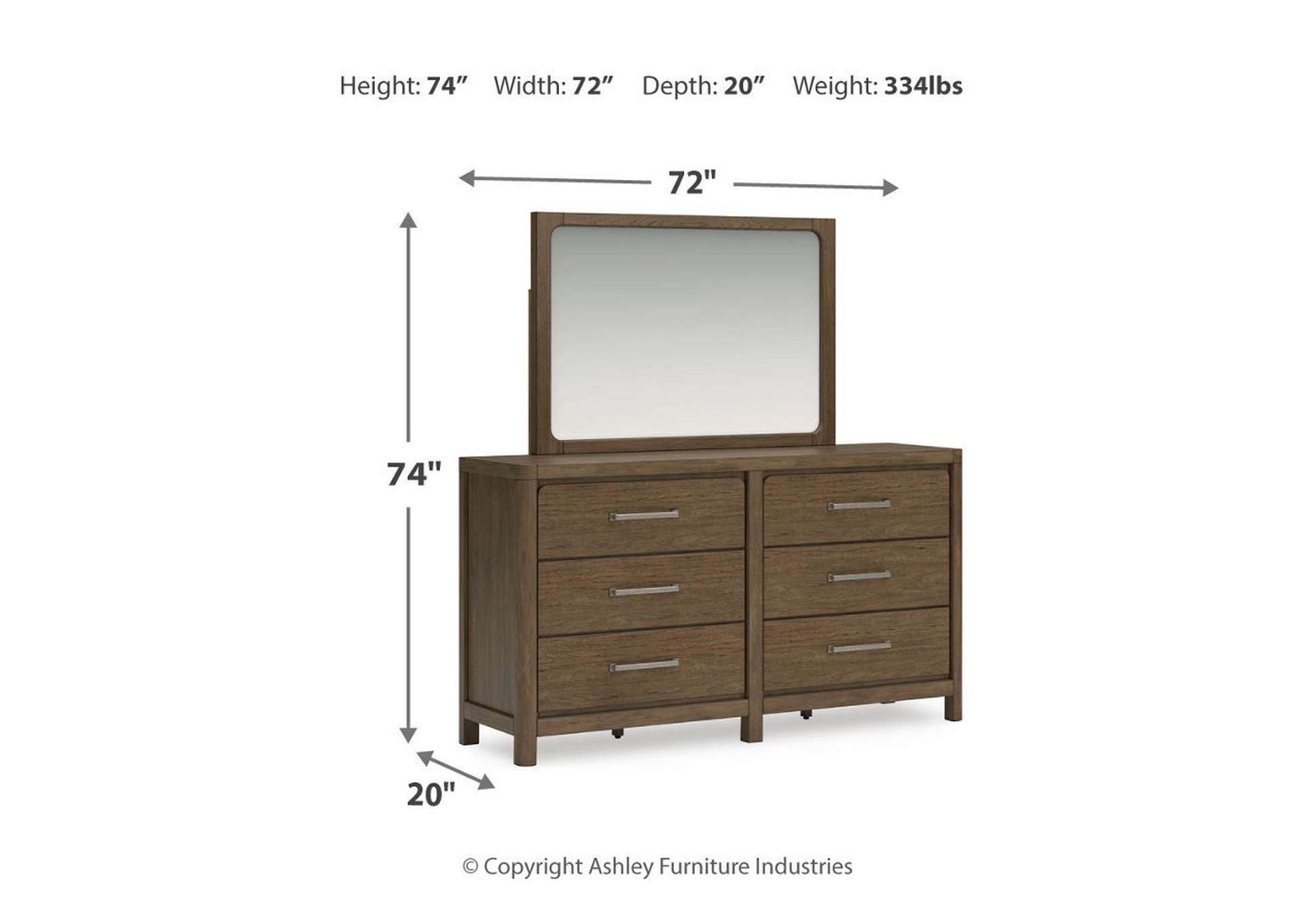 Cabalynn Dresser and Mirror,Signature Design By Ashley