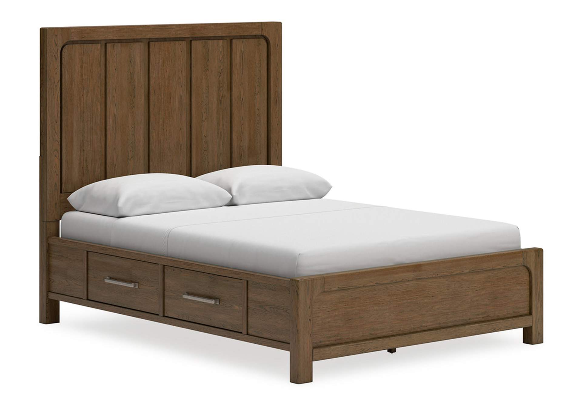 Cabalynn Queen Panel Bed with Storage with Mirrored Dresser and 2 Nightstands,Signature Design By Ashley