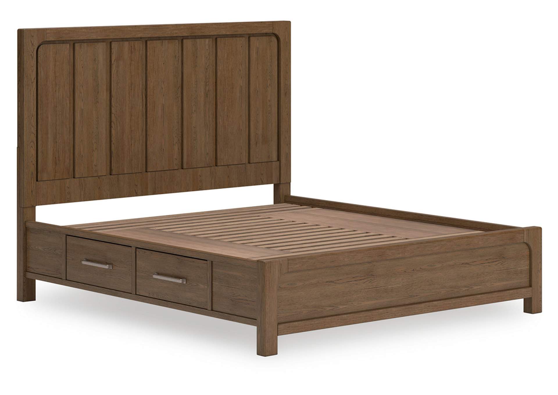 Cabalynn King Panel Bed with Storage, Dresser and Mirror,Signature Design By Ashley