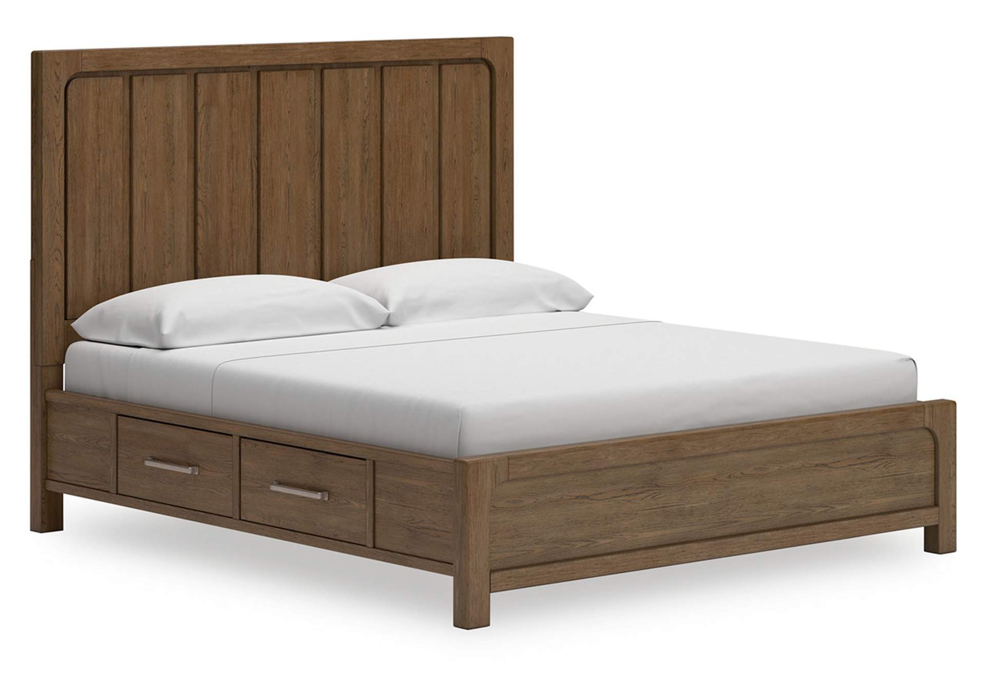 Cabalynn King Panel Bed with Storage, Dresser and Mirror,Signature Design By Ashley