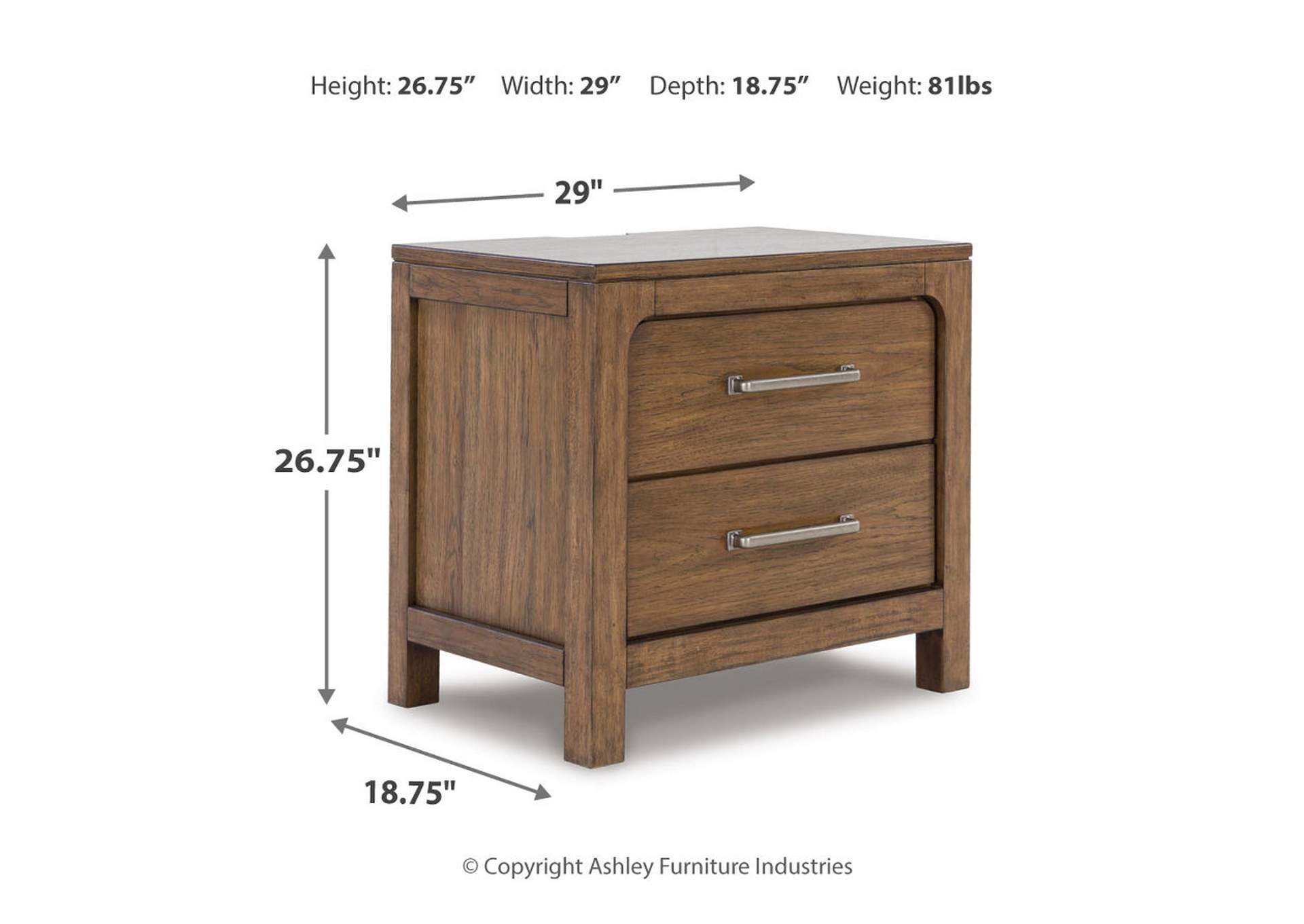 Cabalynn King Upholstered Bed with Mirrored Dresser, Chest and Nightstand,Signature Design By Ashley