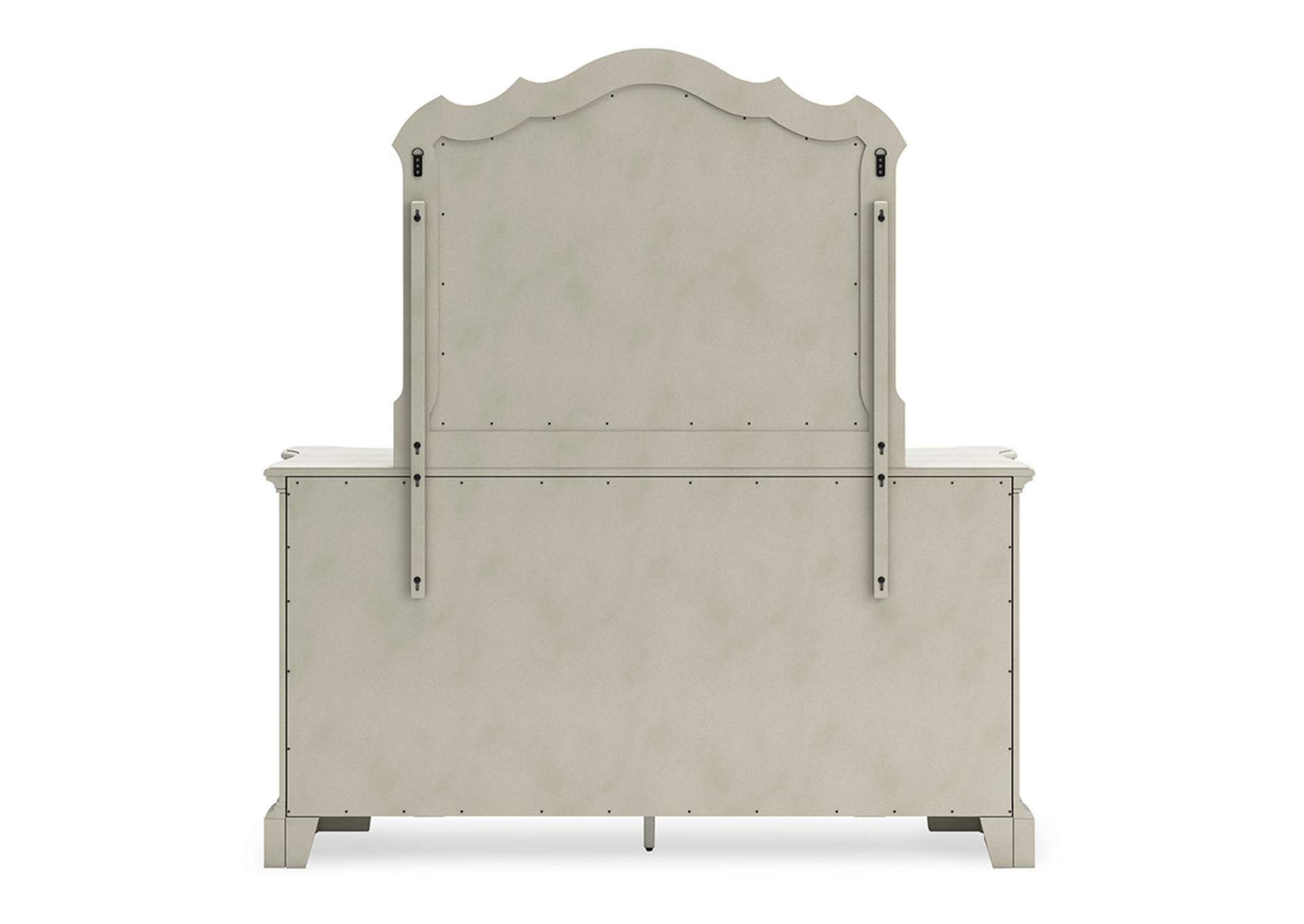 Arlendyne California King Upholstered Bed with Mirrored Dresser, Chest and Nightstand,Signature Design By Ashley