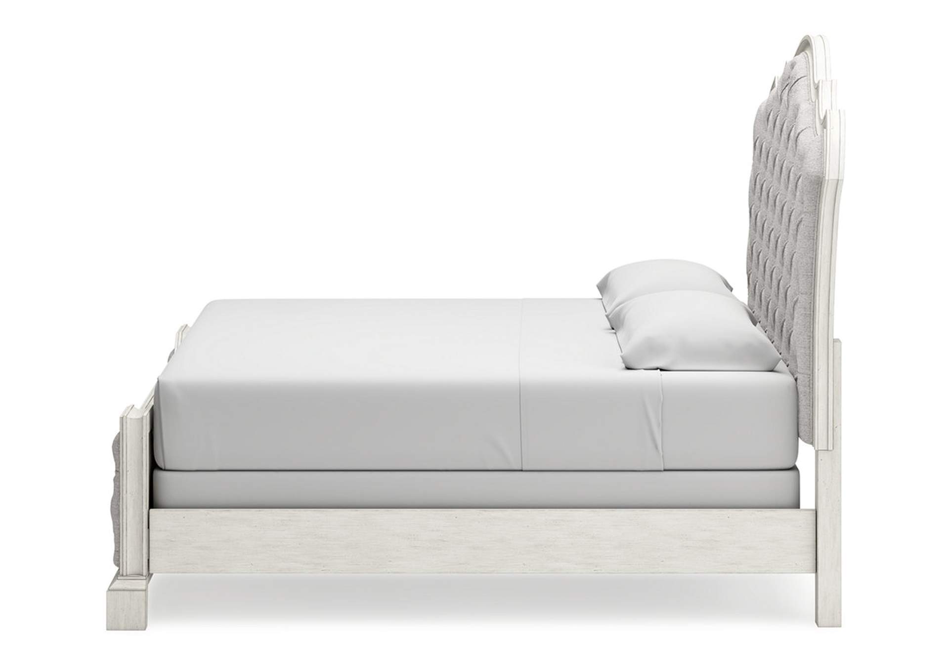 Arlendyne King Upholstered Bed, Dresser and Mirror,Signature Design By Ashley