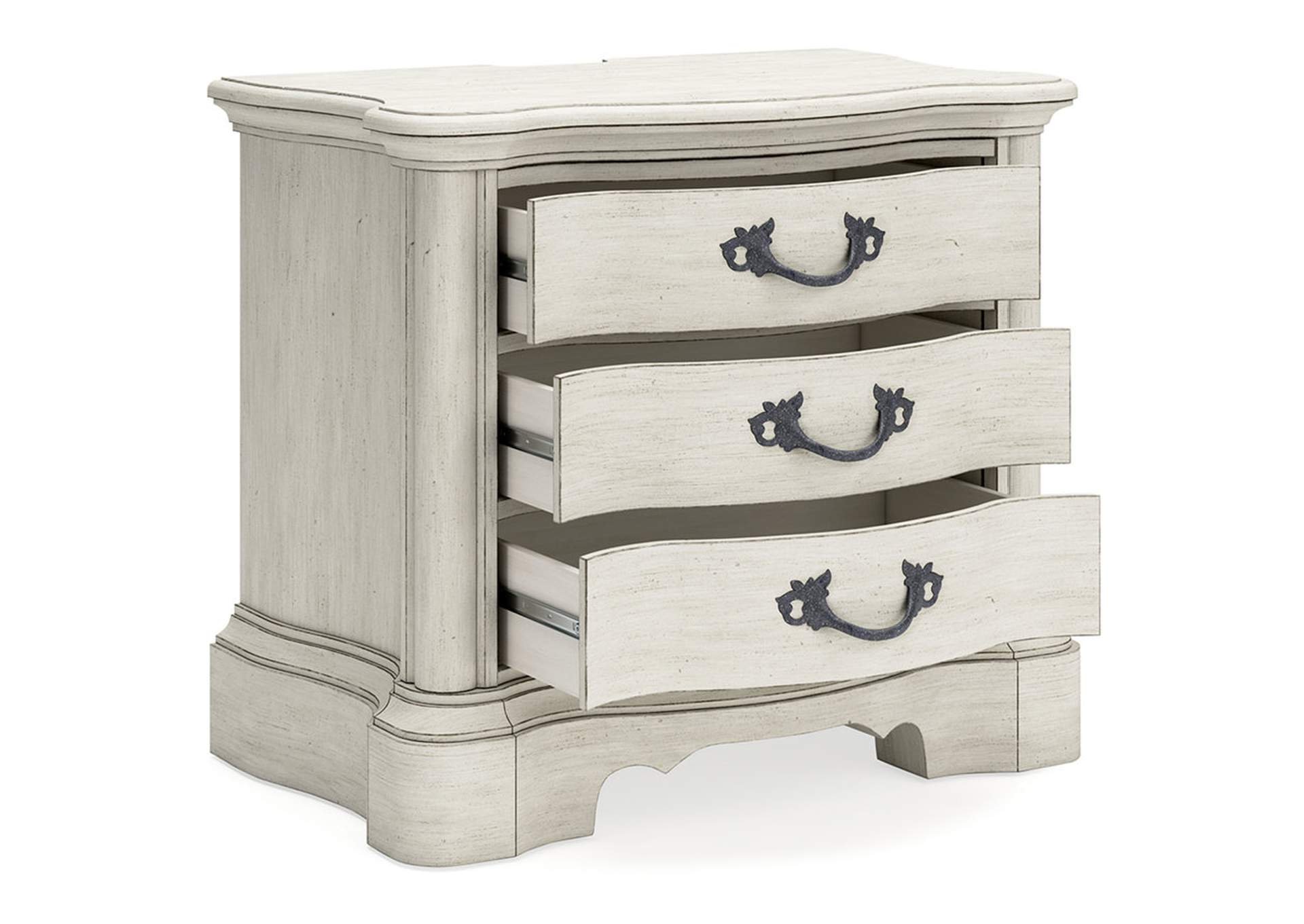 Arlendyne King Upholstered Bed with Mirrored Dresser, Chest and 2 Nightstands,Signature Design By Ashley