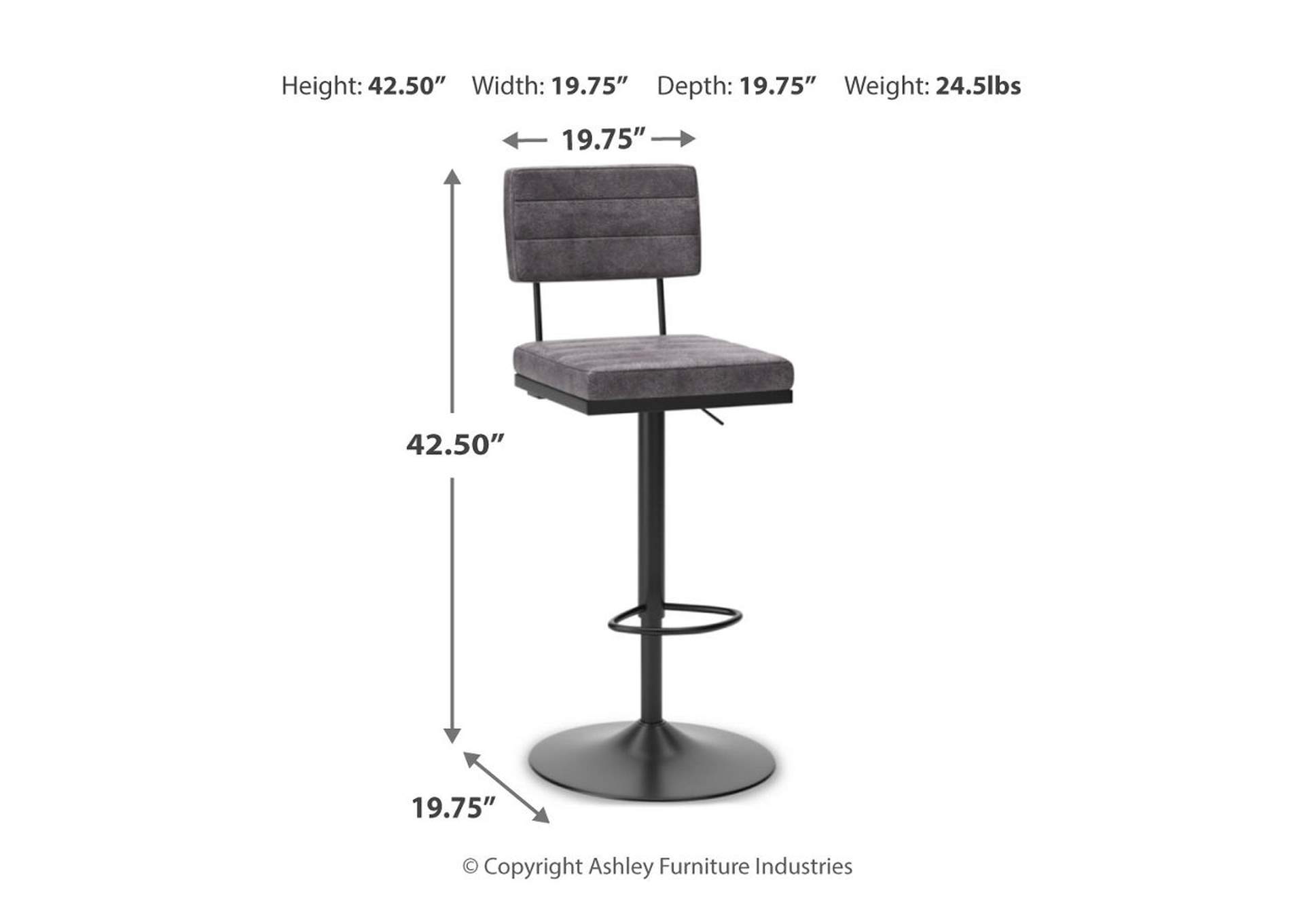 Strumford Bar Height Bar Stool,Signature Design By Ashley