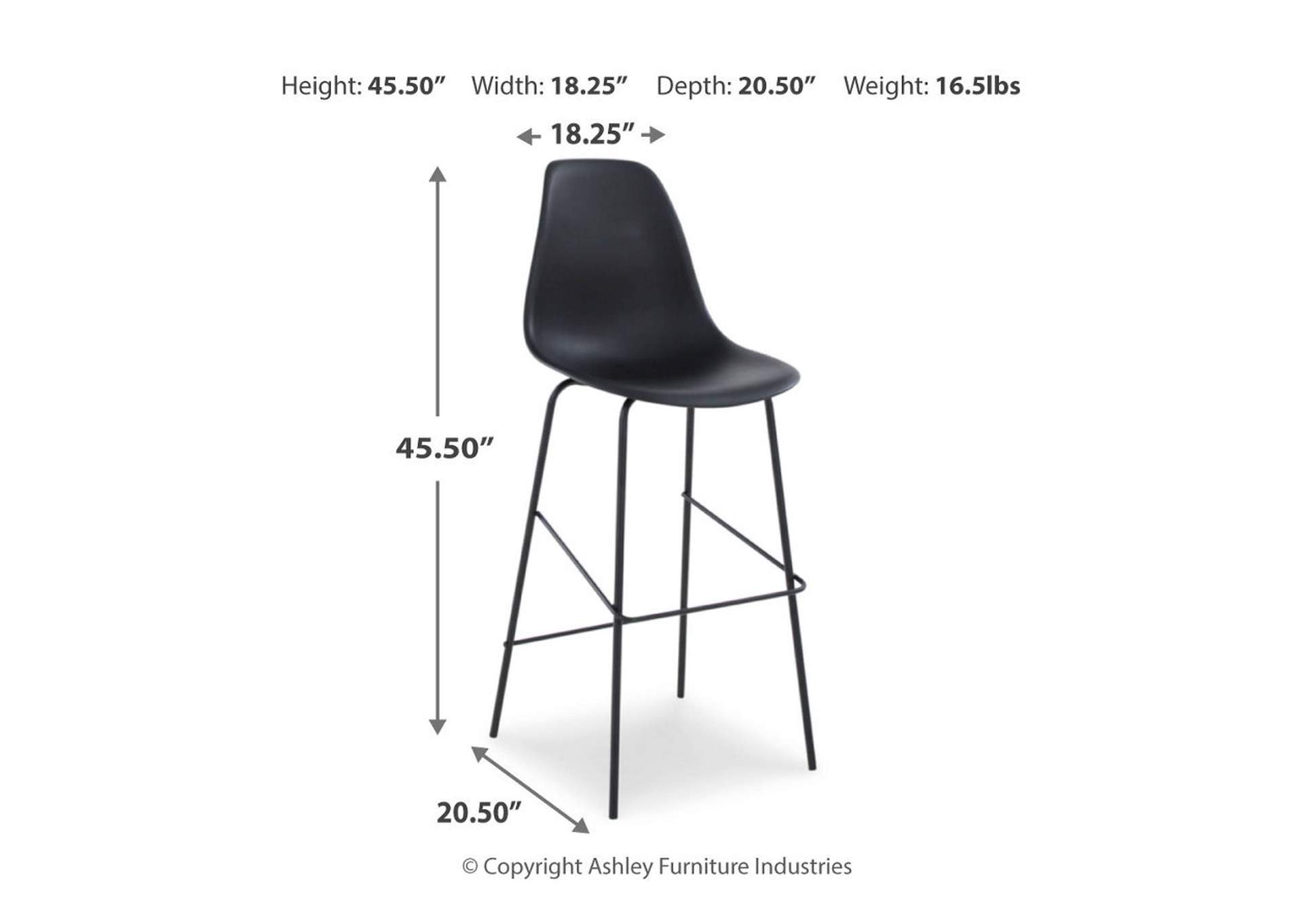 Forestead Bar Height Bar Stool,Signature Design By Ashley