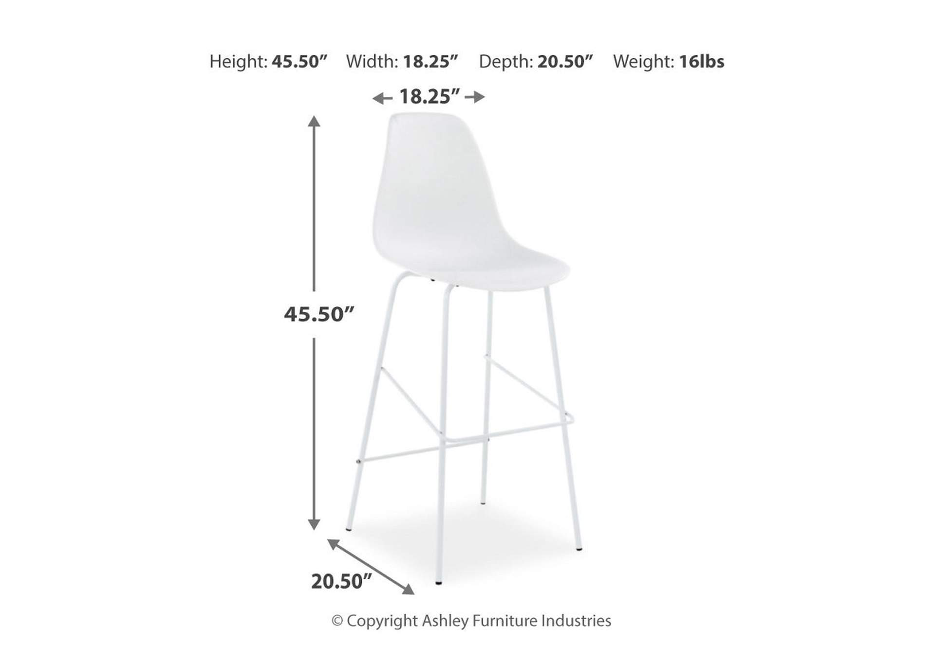 Forestead Bar Height Bar Stool,Signature Design By Ashley