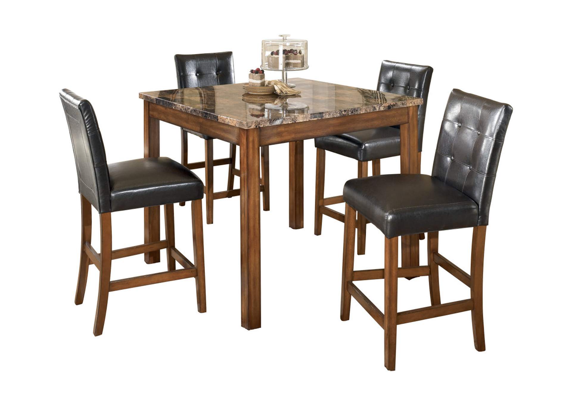 Theo 5 Piece Counter Height Dining Set,Signature Design By Ashley