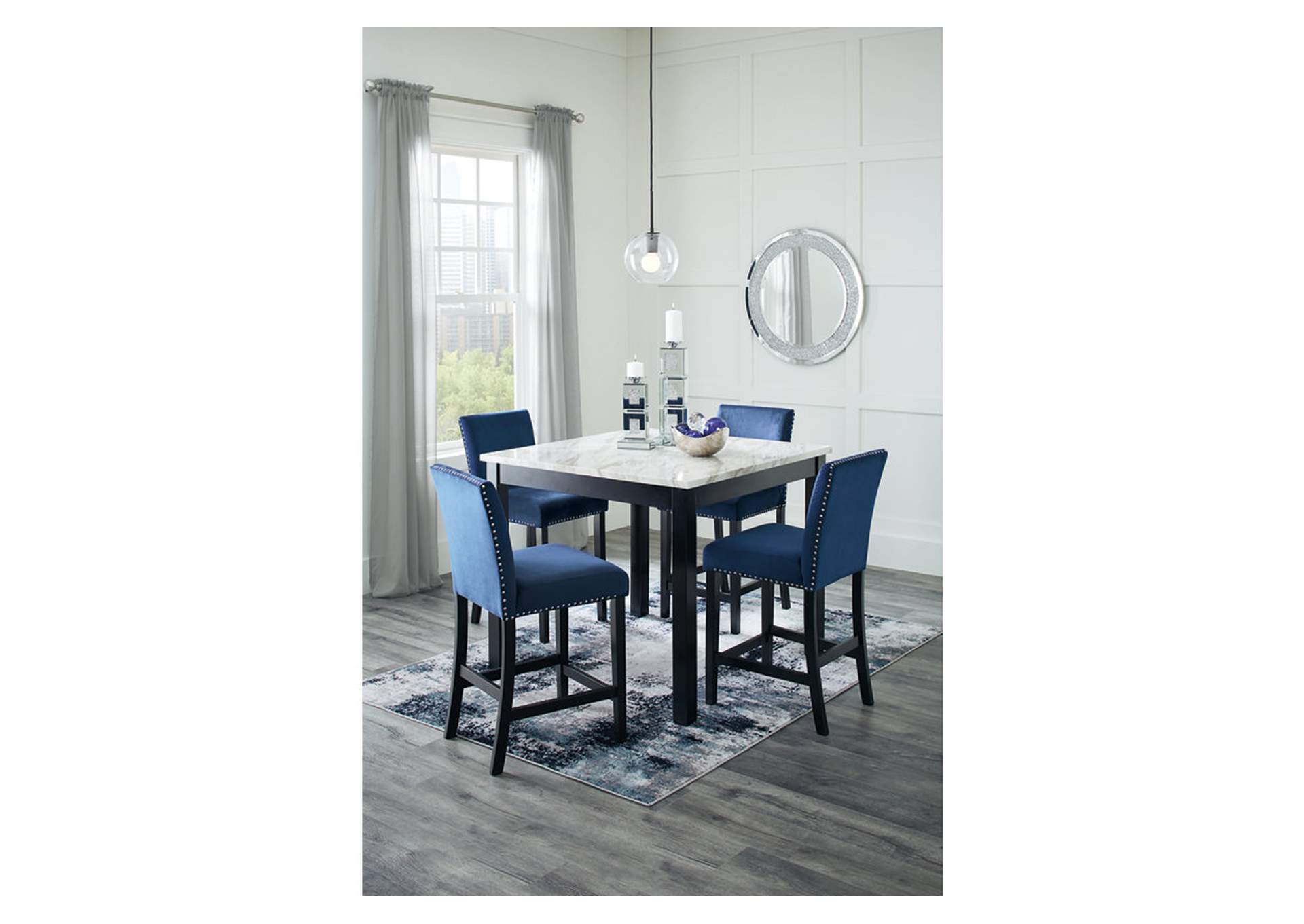 Cranderlyn Counter Height Dining Table and Bar Stools (Set of 5),Signature Design By Ashley