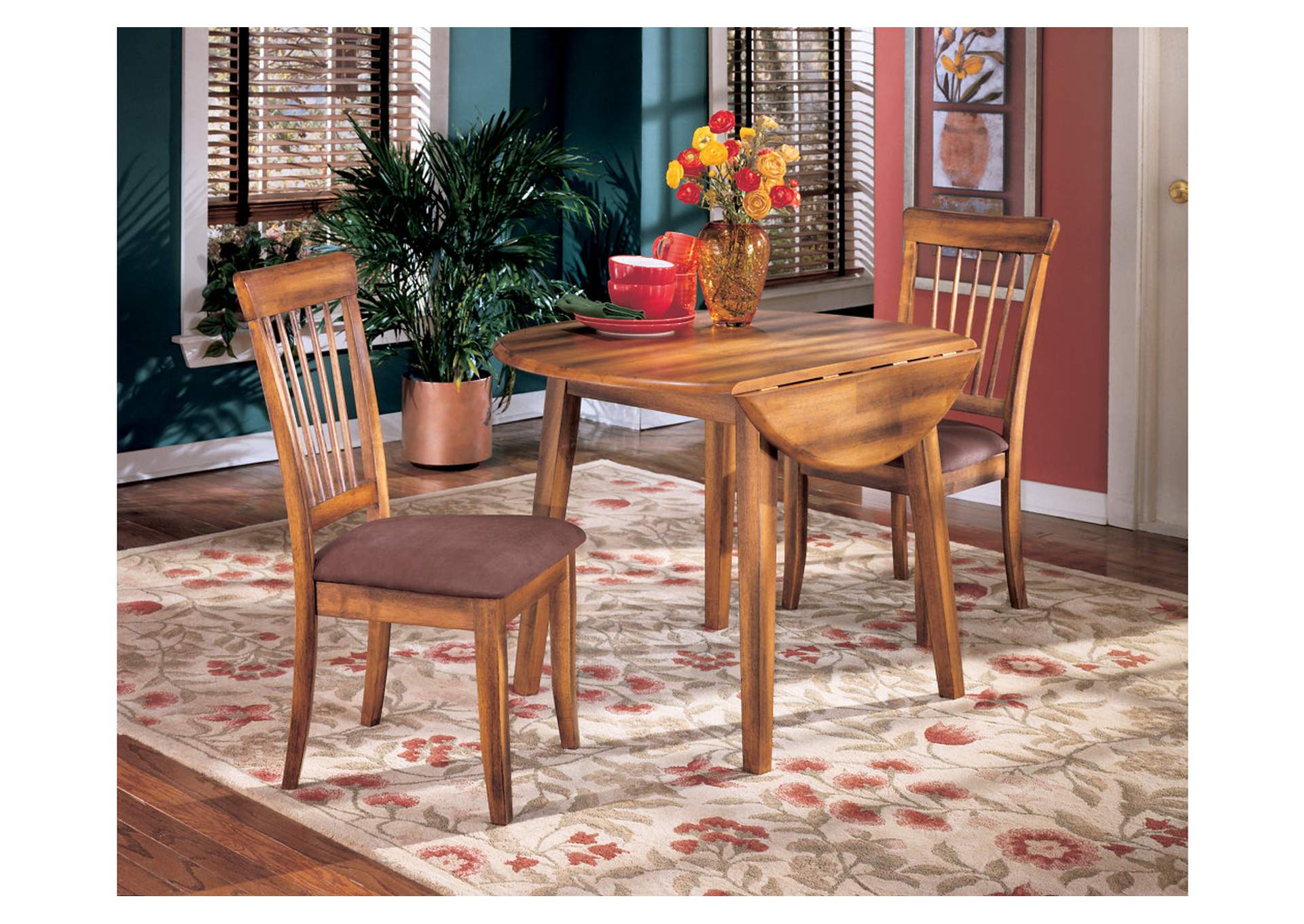 Berringer Dining Table and 2 Chairs,Ashley