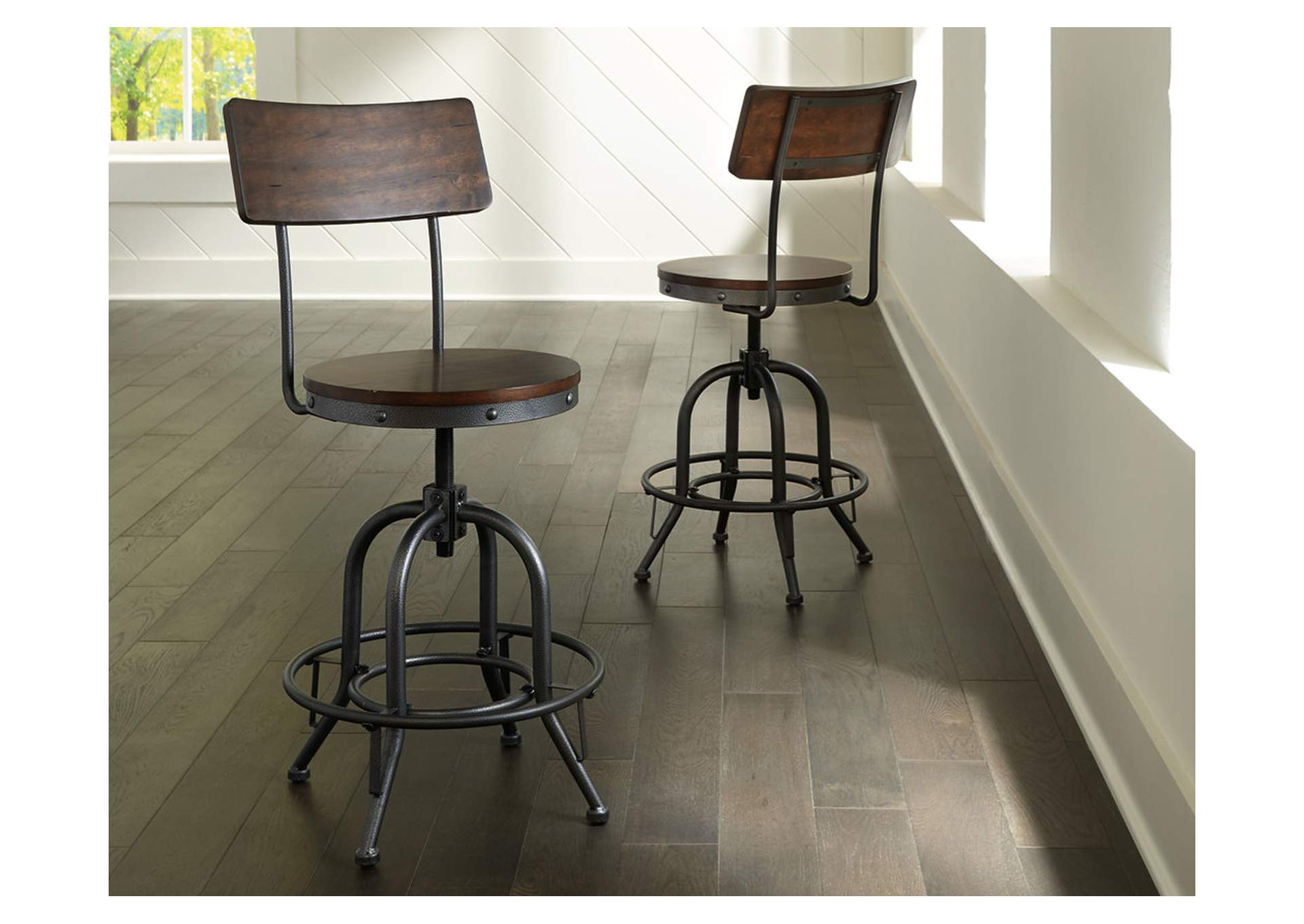 Odium Counter Height Bar Stool (Set of 2),Signature Design By Ashley