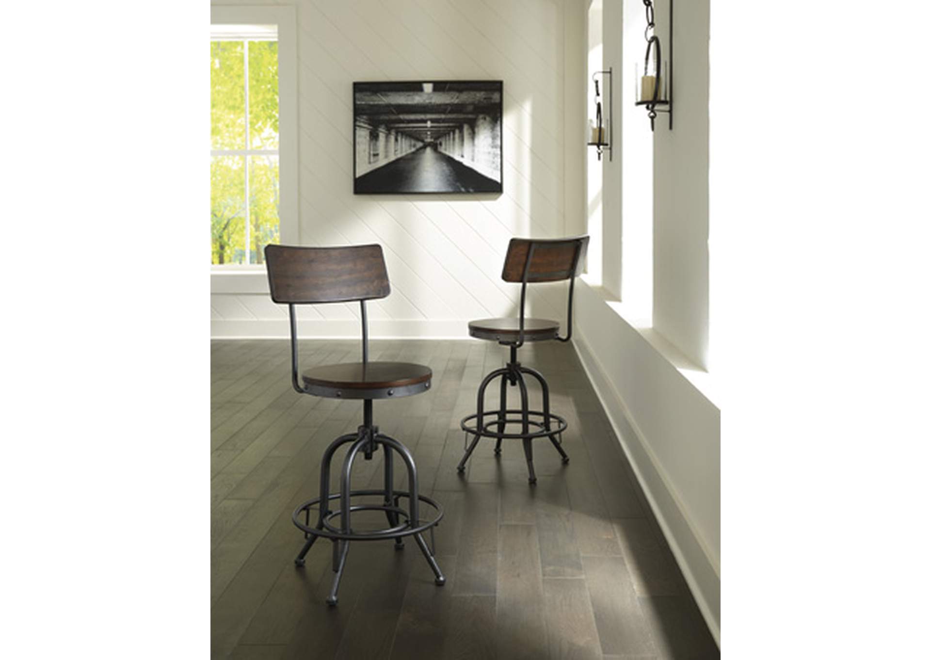 Odium Counter Height Bar Stool (Set of 2),Signature Design By Ashley