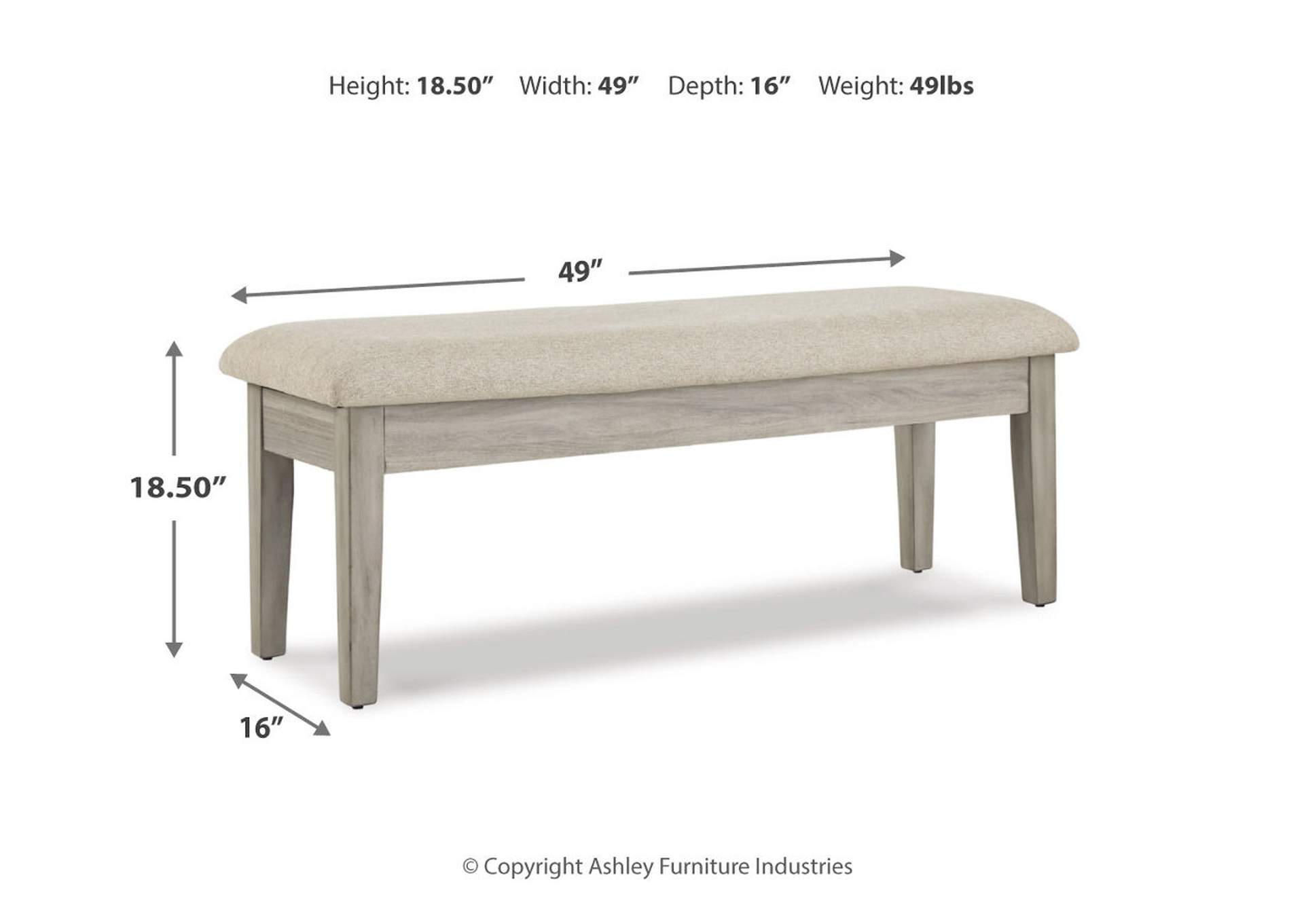 Parellen 48" Bench,Signature Design By Ashley